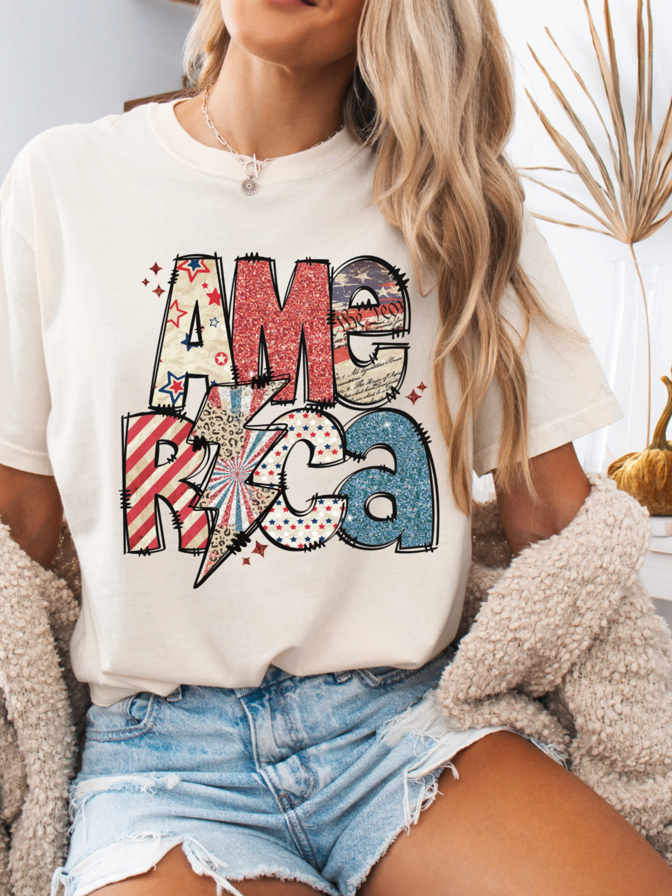 All American Shorts Bundle (1 Willow Short + 1 Graphic Tee) - Image 10