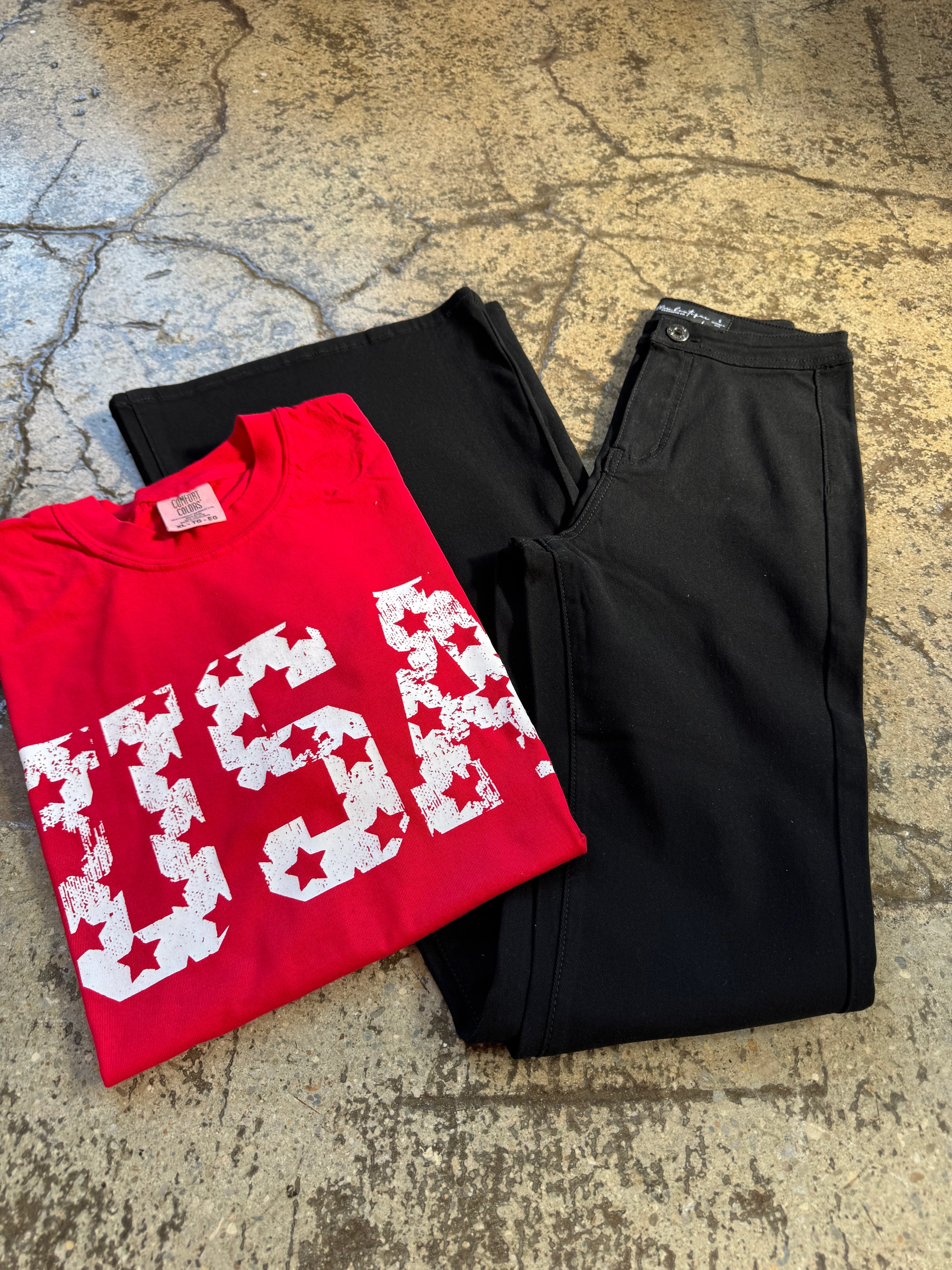 All American Flare Bundle (1 Fiona Flares + 1 Graphic Tee) - Image 16