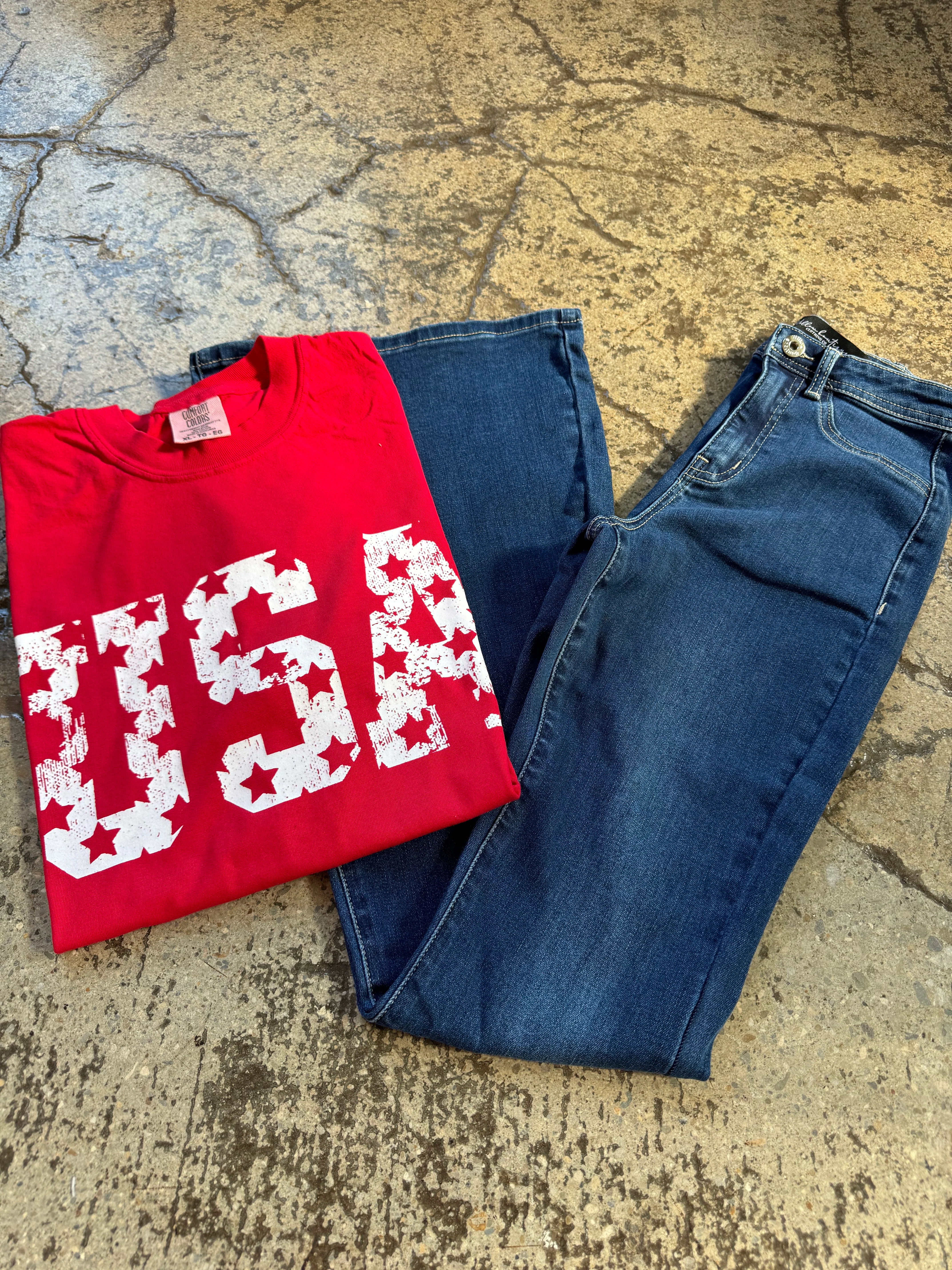 All American Flare Bundle (1 Fiona Flares + 1 Graphic Tee) - Image 20