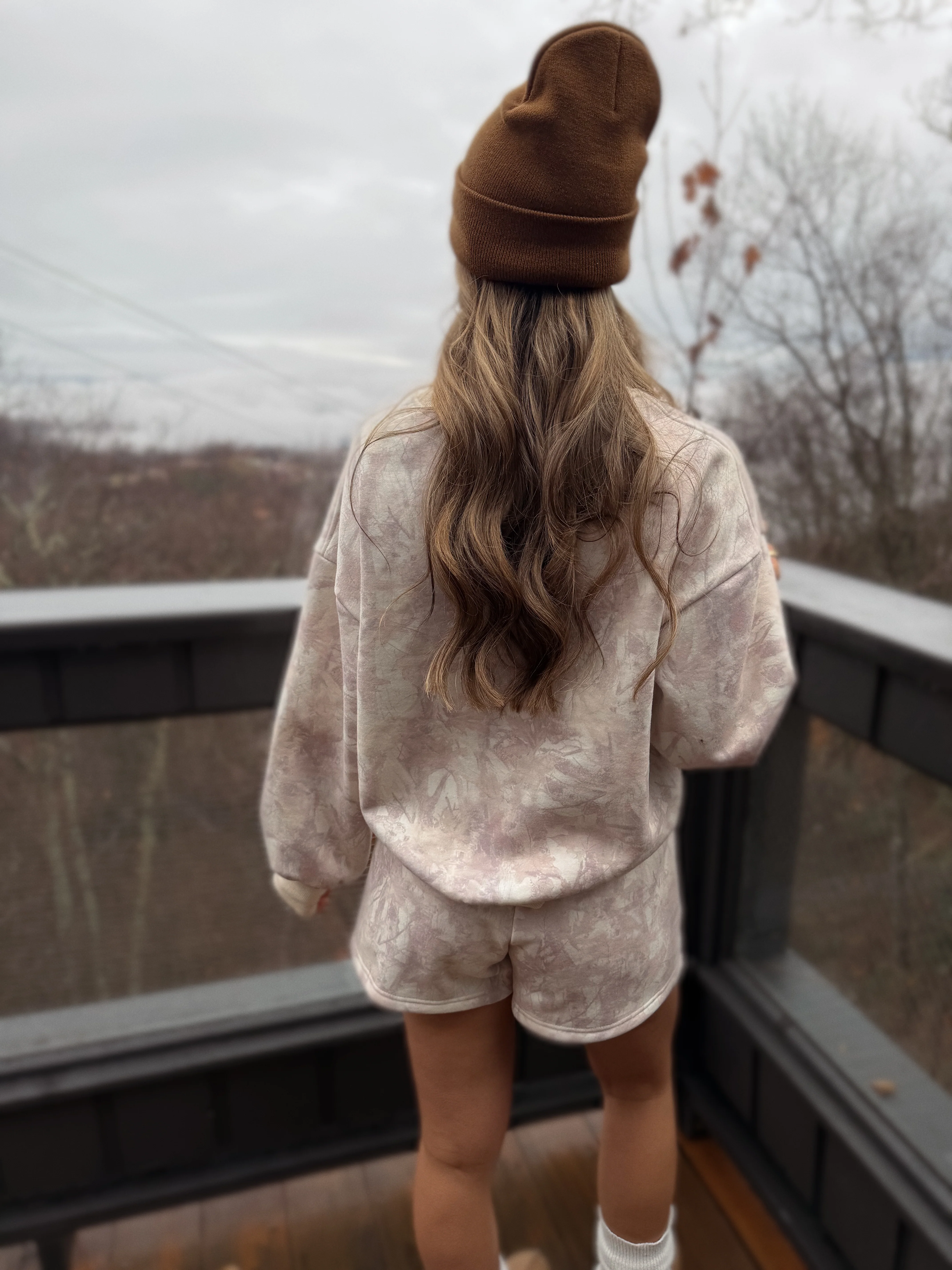 Aspen Pines Beige Camo Crewneck - Image 4