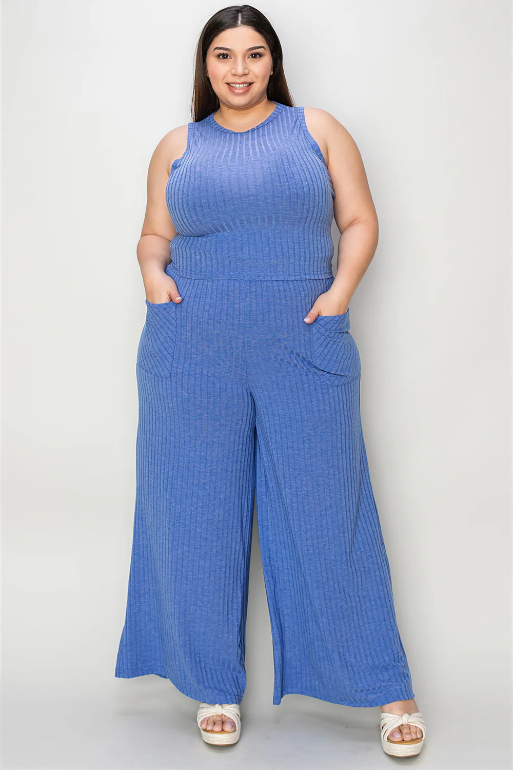 It Takes Two to Tango Tank and Wide Leg Pants Set - Image 18