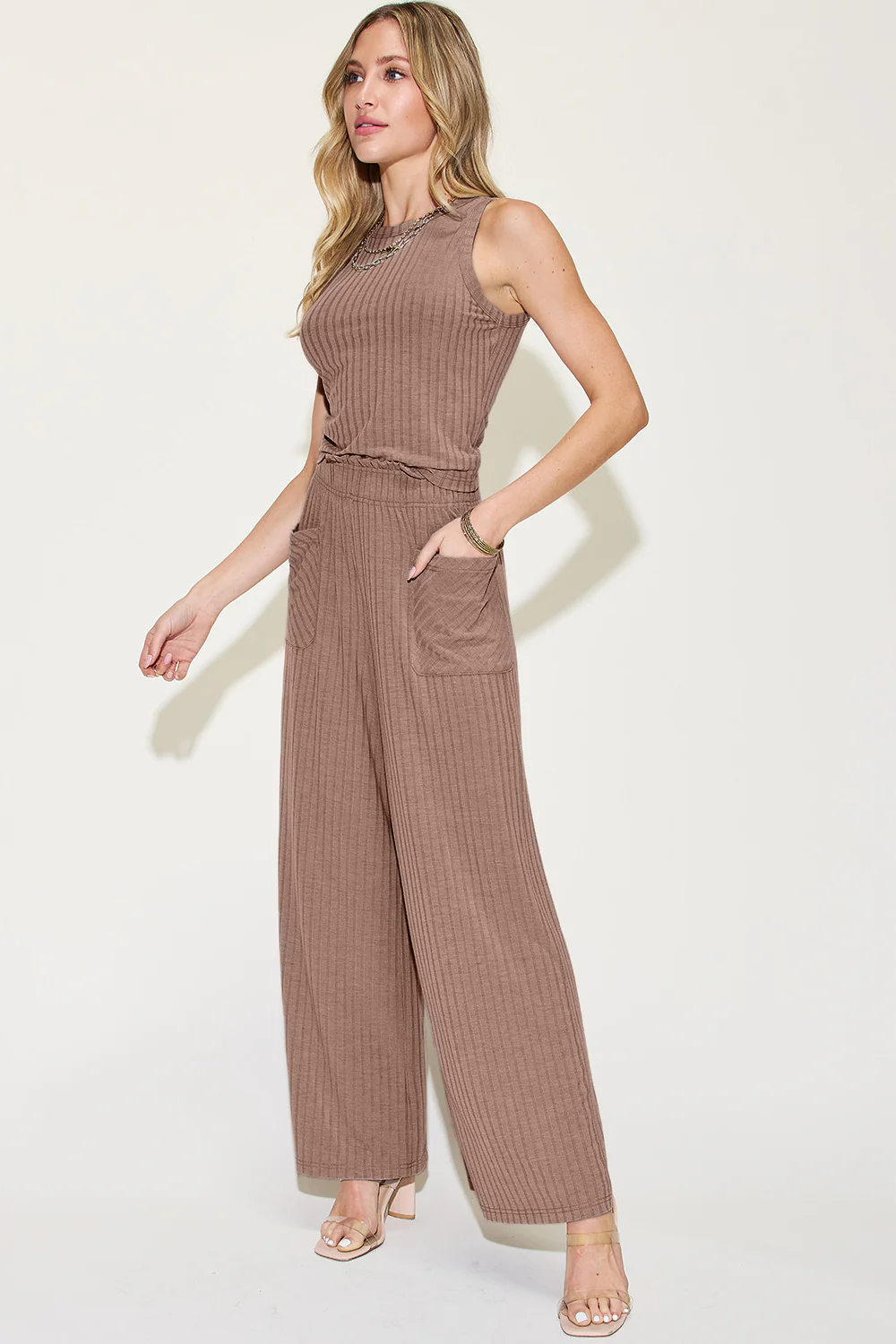 It Takes Two to Tango Tank and Wide Leg Pants Set - Image 24
