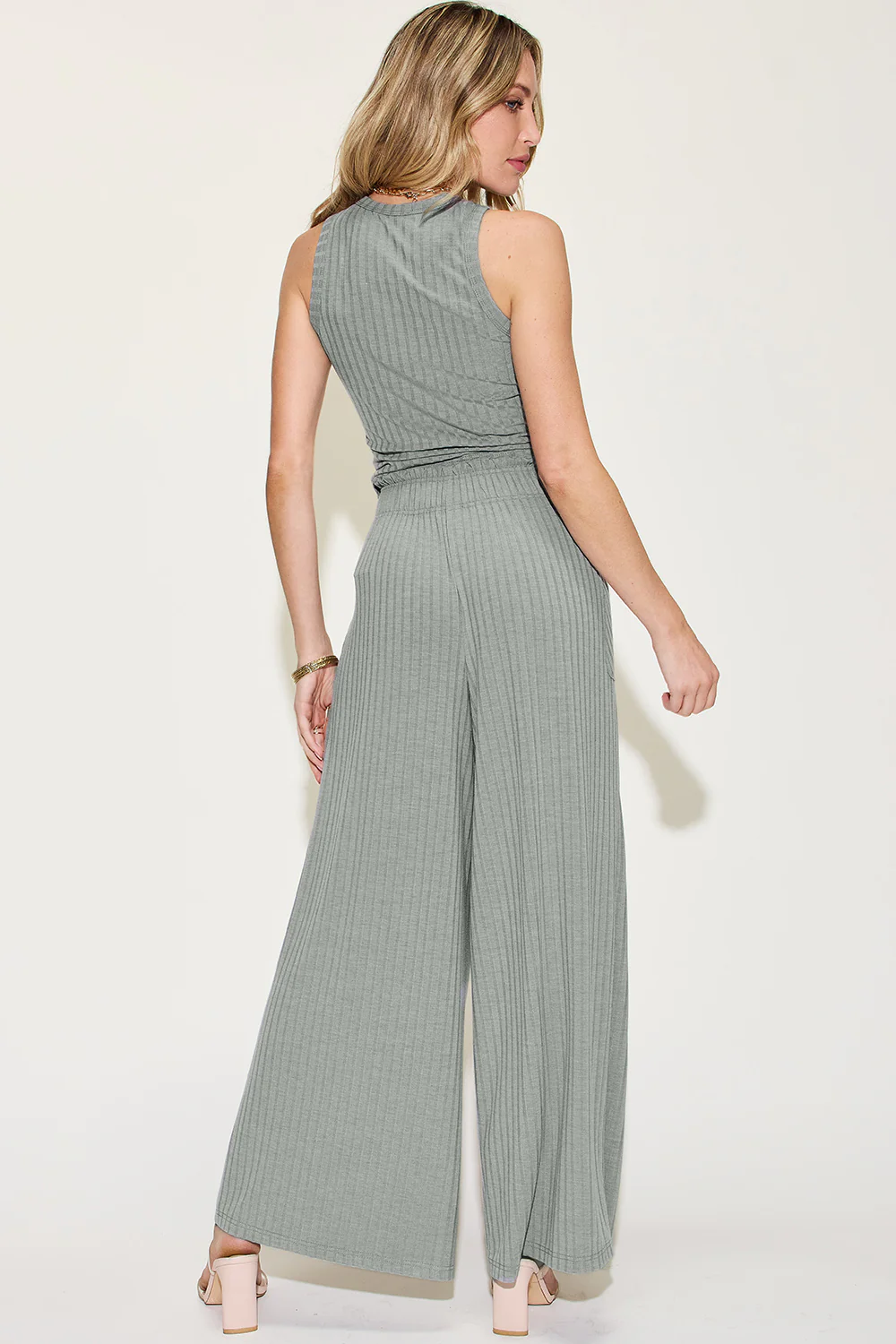 It Takes Two to Tango Tank and Wide Leg Pants Set - Image 7