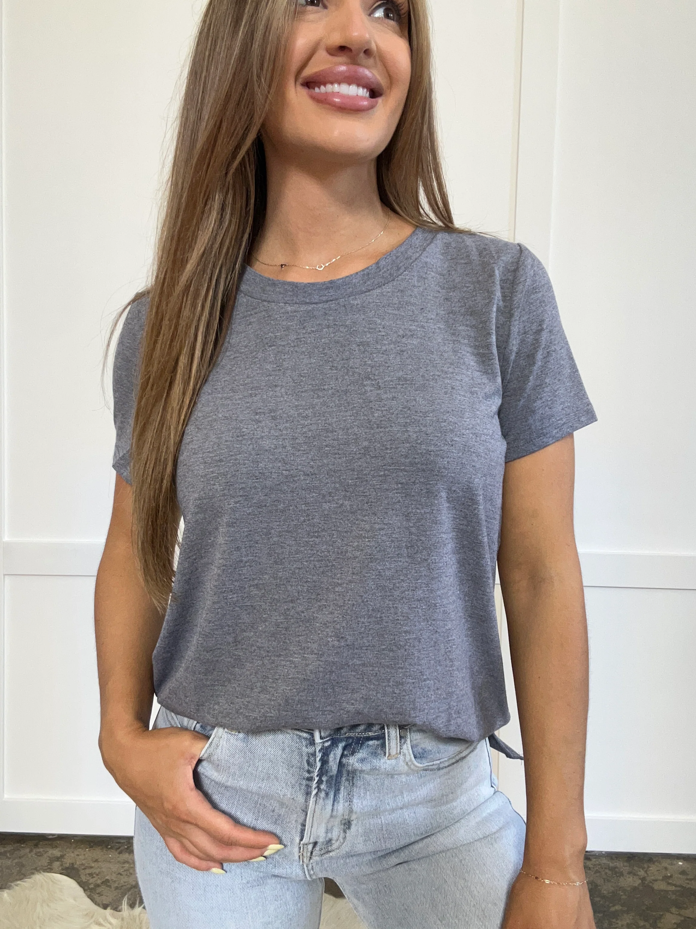 Renee Round Neck Short Sleeve T-Shirt - Image 12
