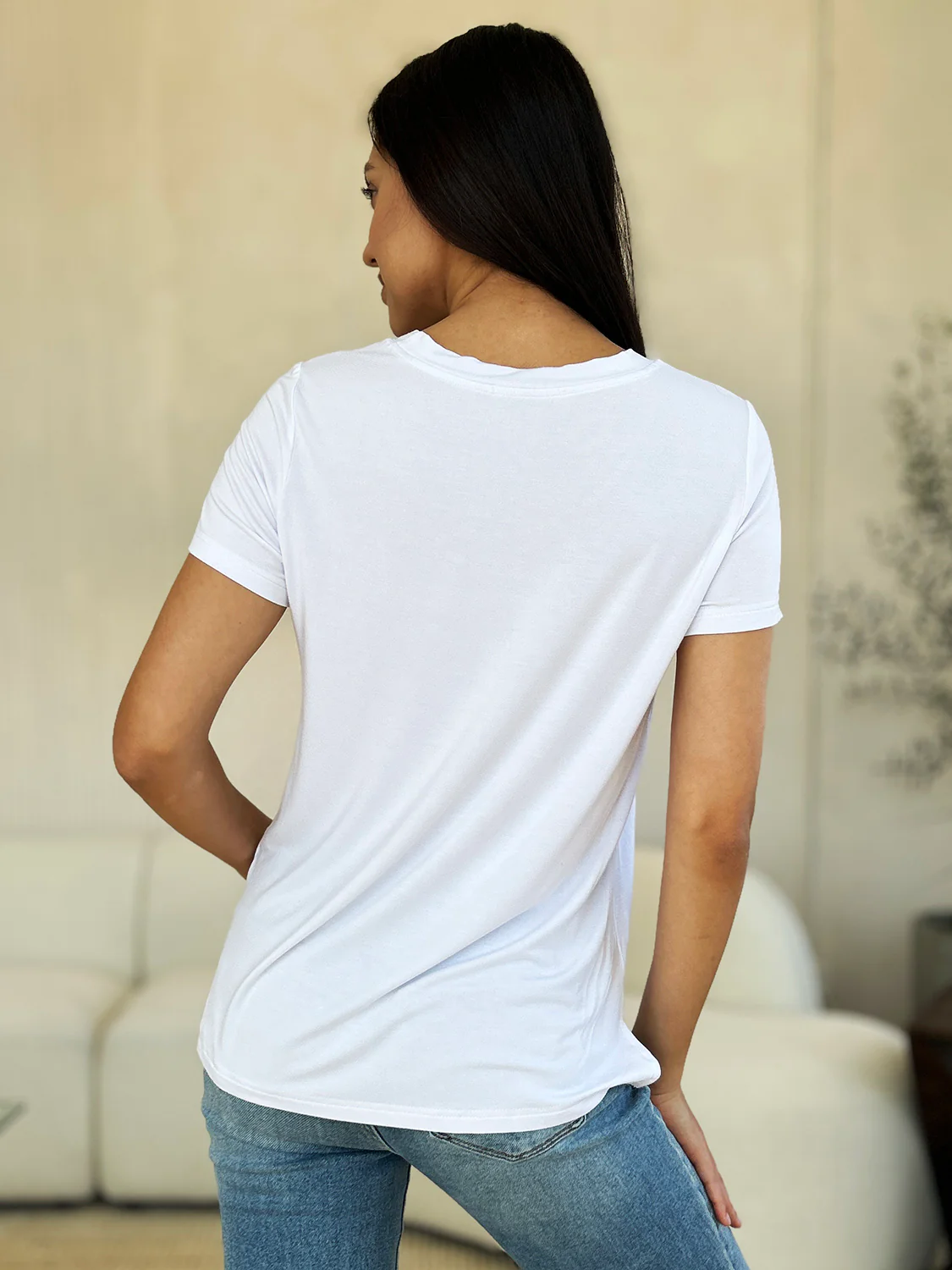 Renee Round Neck Short Sleeve T-Shirt - Image 3