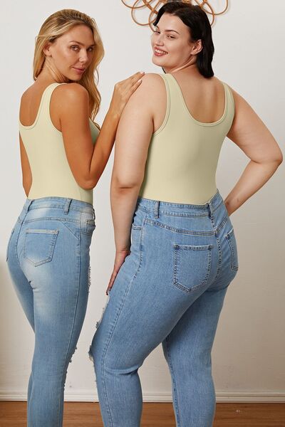 Basic Bae Full Size Square Neck Sleeveless Bodysuit - Image 29