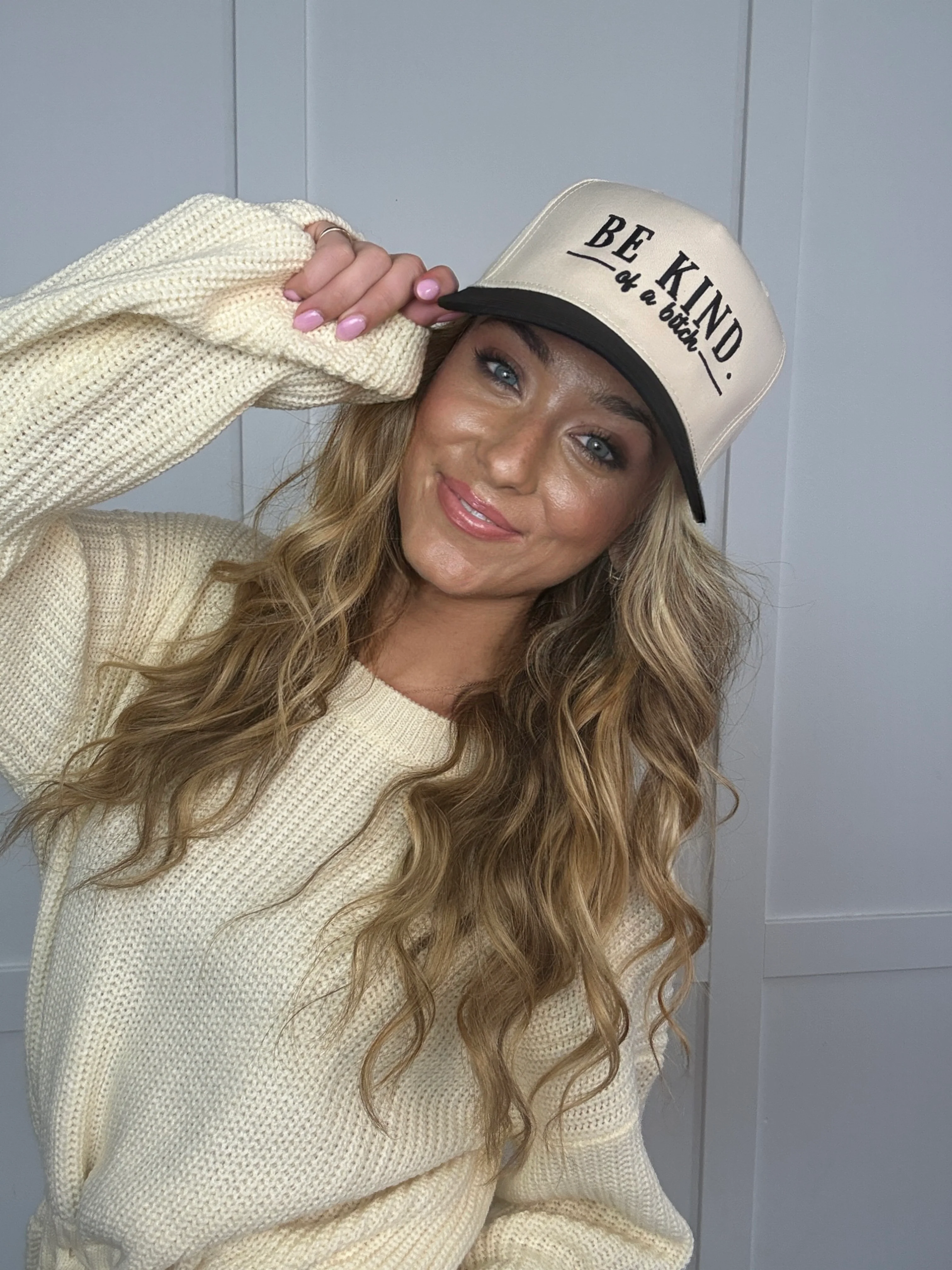 Be Kind. of a B Trucker Hat - Image 9