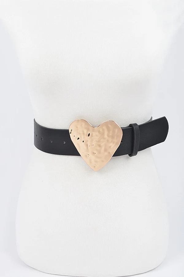 Be Mine Metal Heart Belt - Image 3