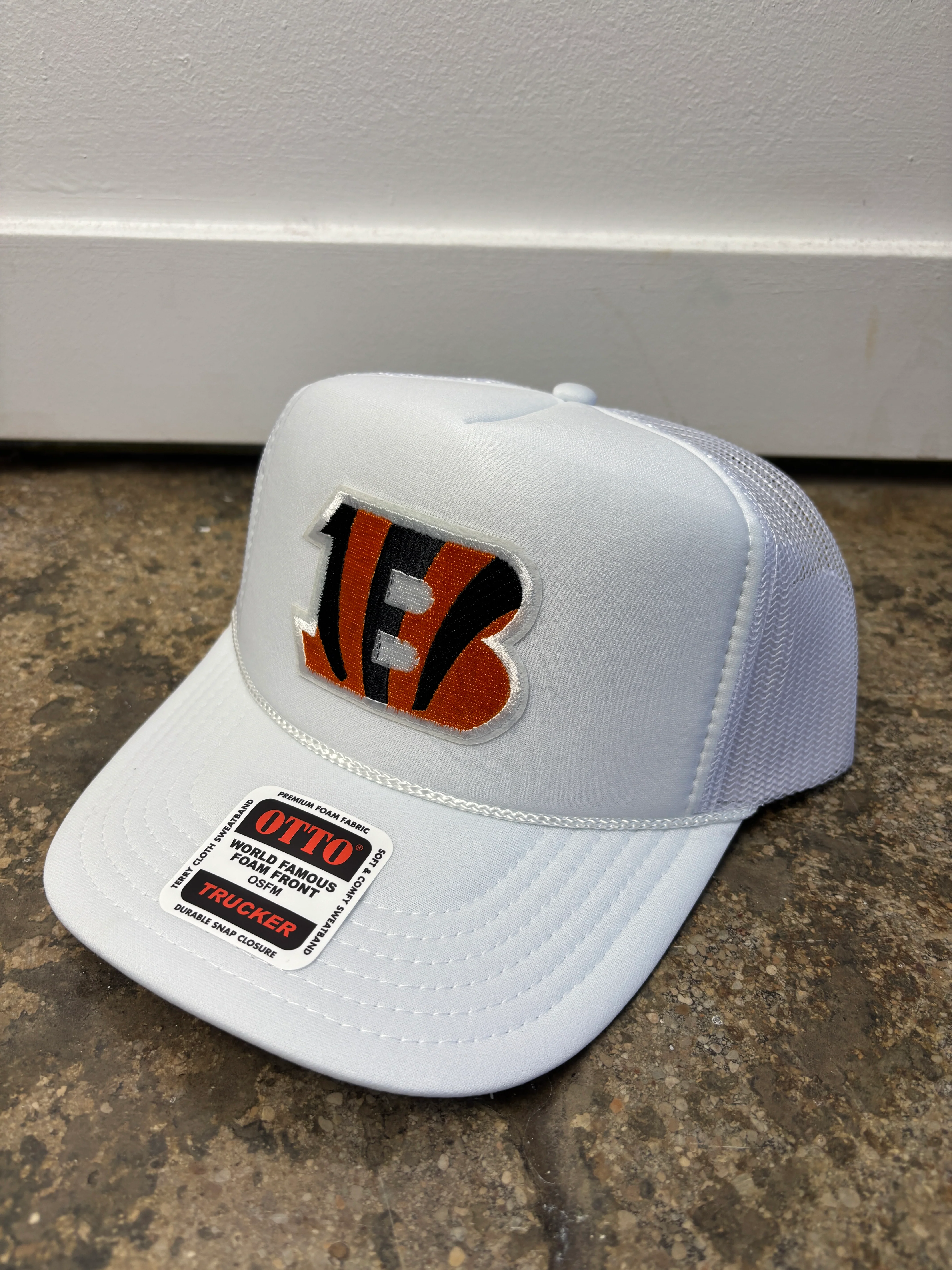Bengals Patch Foam Trucker Hat - Image 3