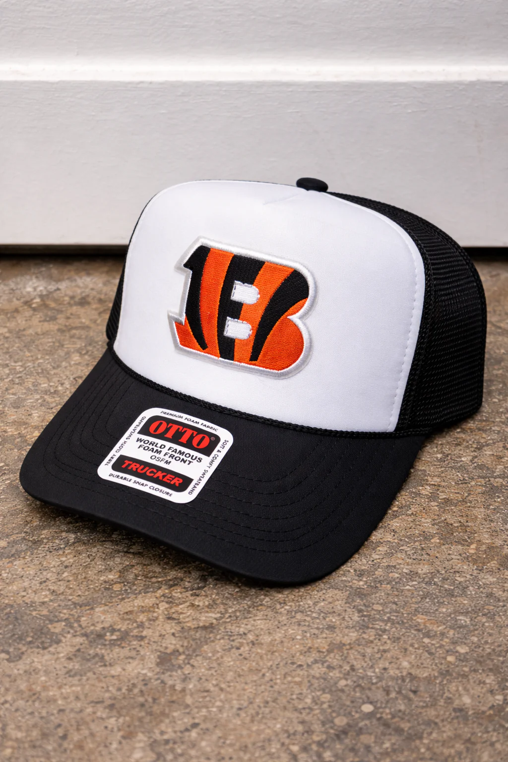 Bengals Patch Foam Trucker Hat - Image 4
