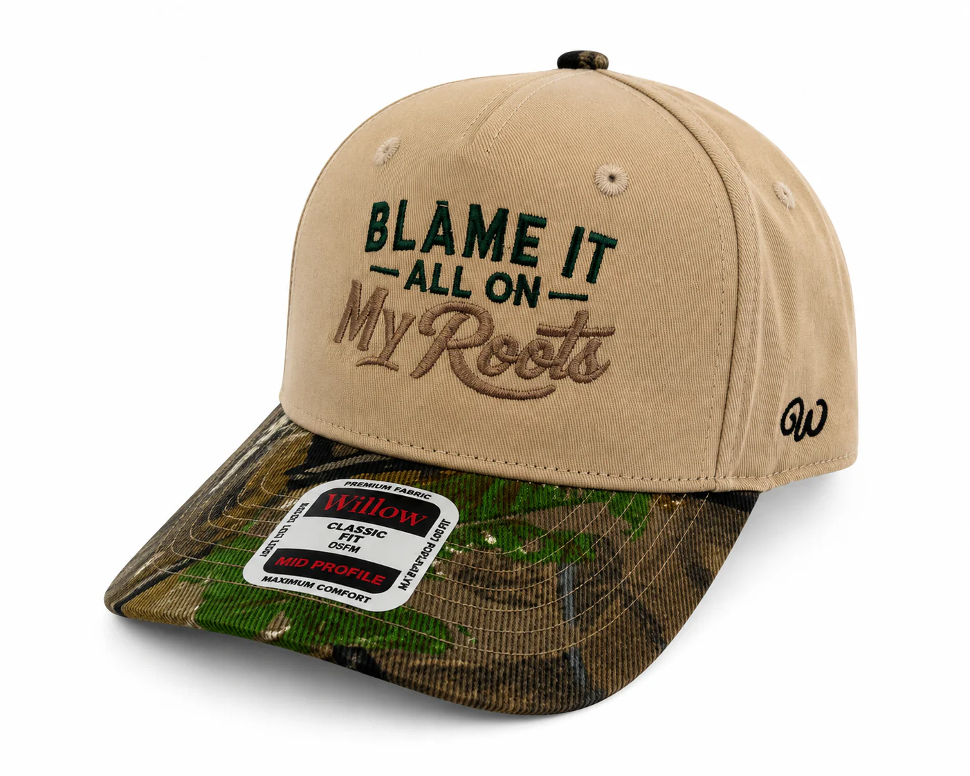 Blame It On My Roots Embroidered Trucker Hat - Image 3