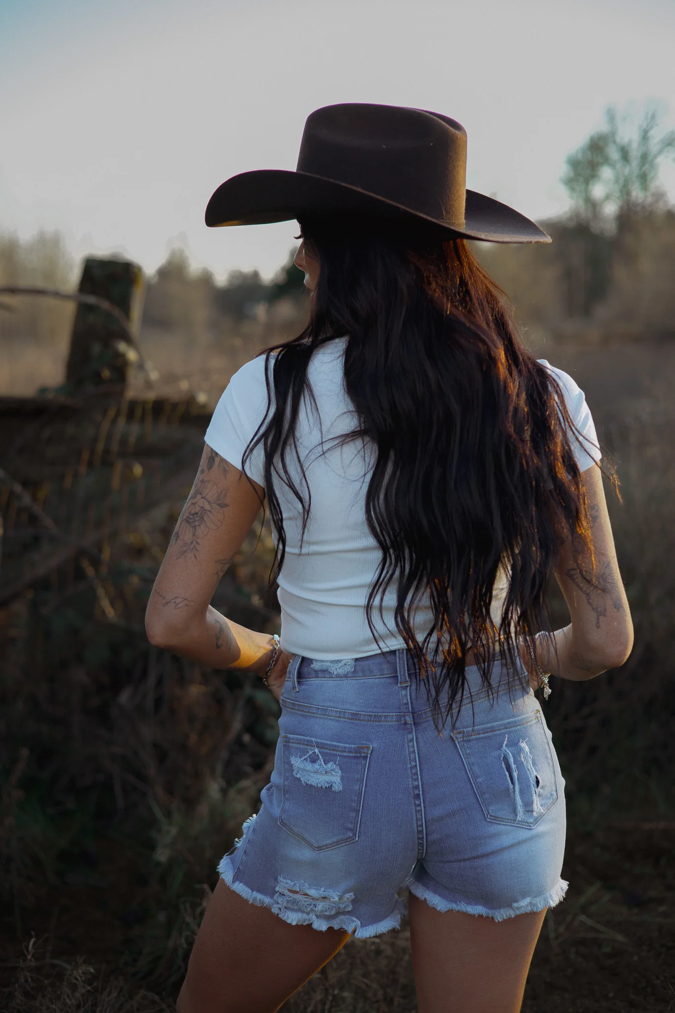Breanne Distressed High Rise Shorts - Image 11