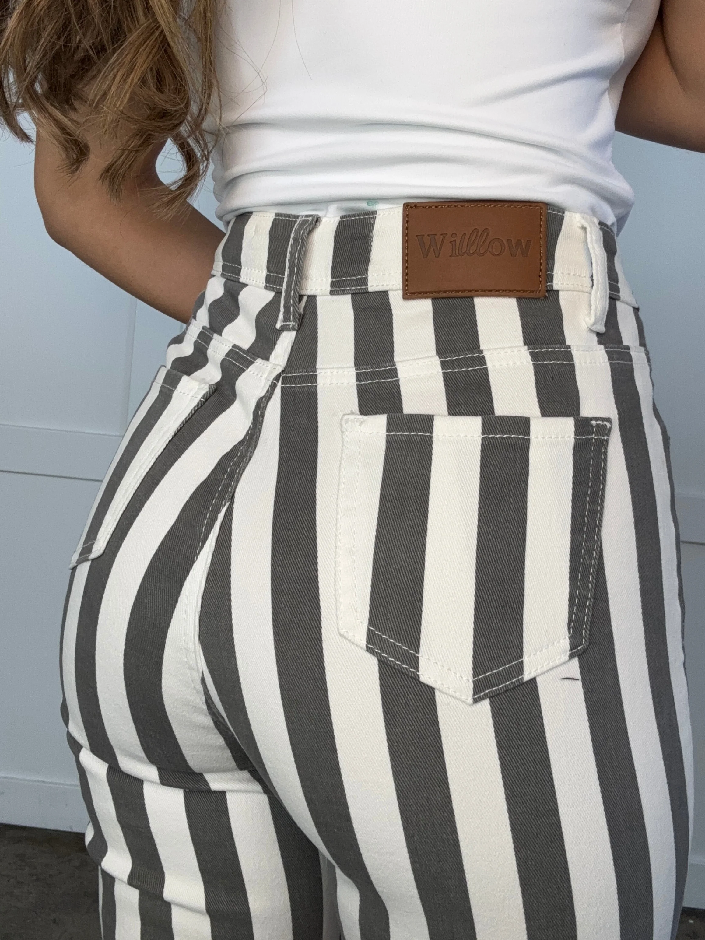 Farrah Broadway Girl Striped Flares - Image 8