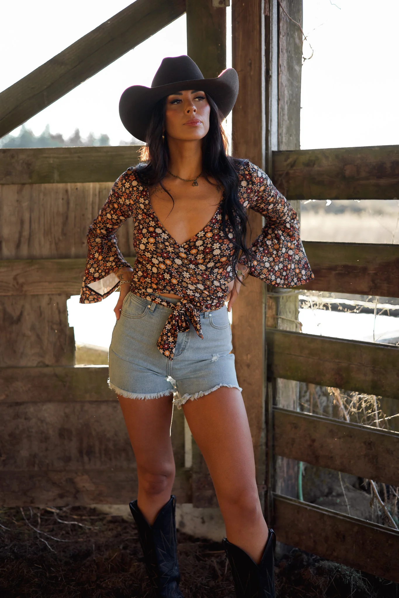Brooke High Waisted Denim Shorts - Image 24
