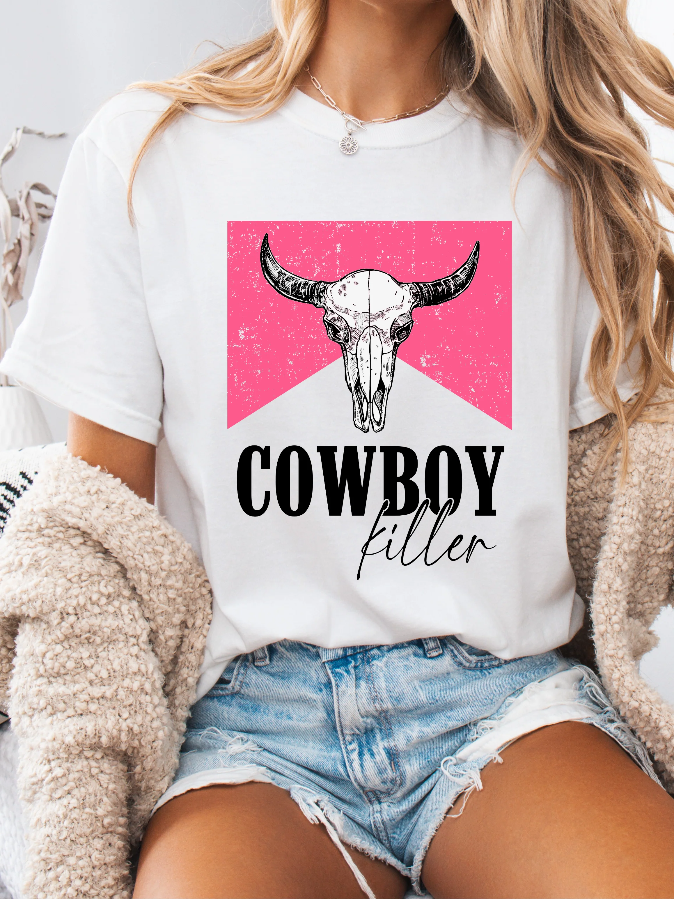 PINK Cowboy Kills Graphic - Image 3