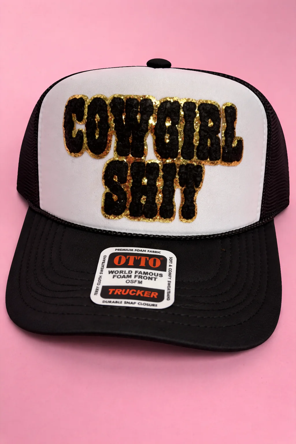 Cowgirl Sh*t Patch Foam Trucker Hat - Image 4