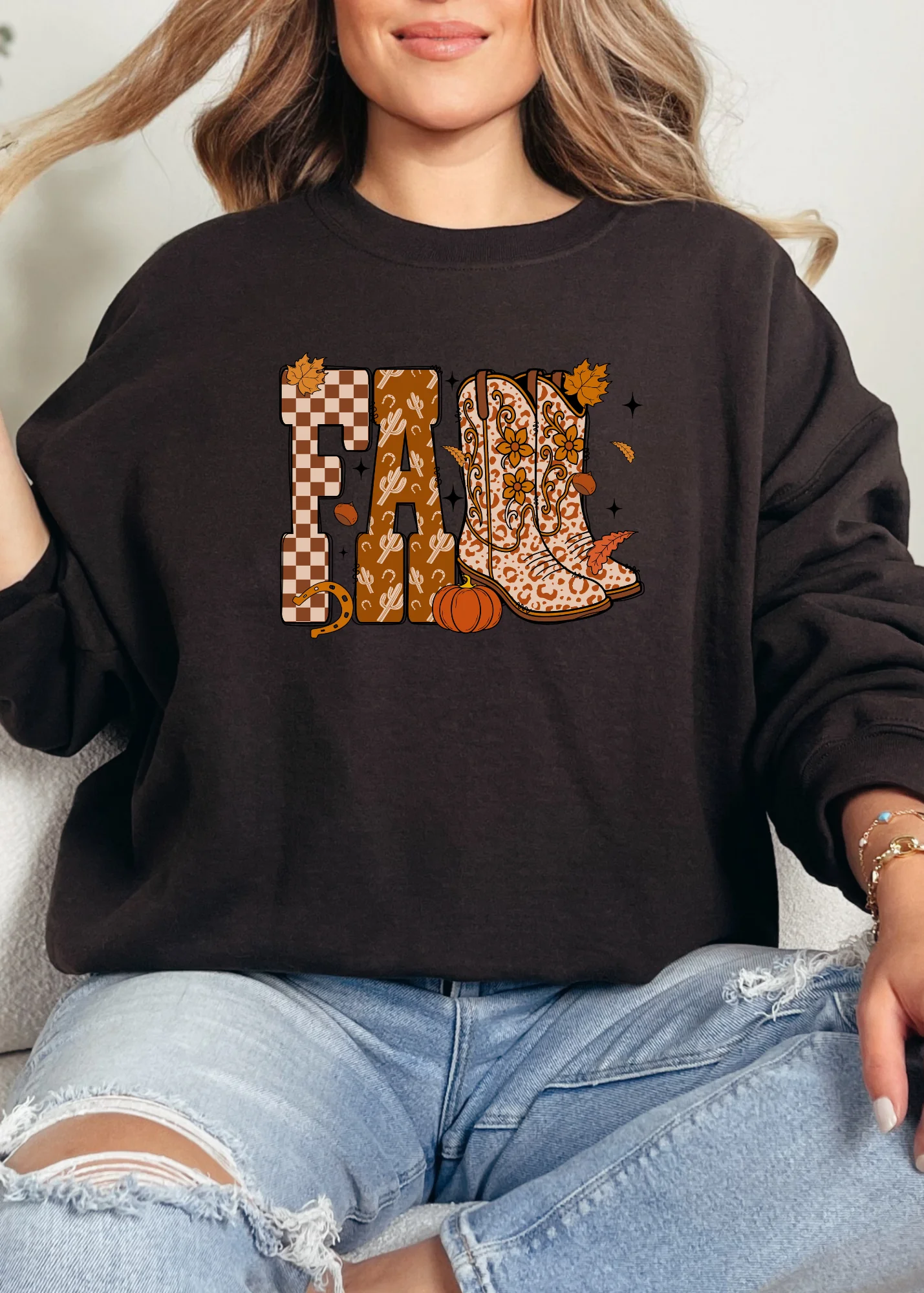 Fall Cowboy Graphic - Image 10