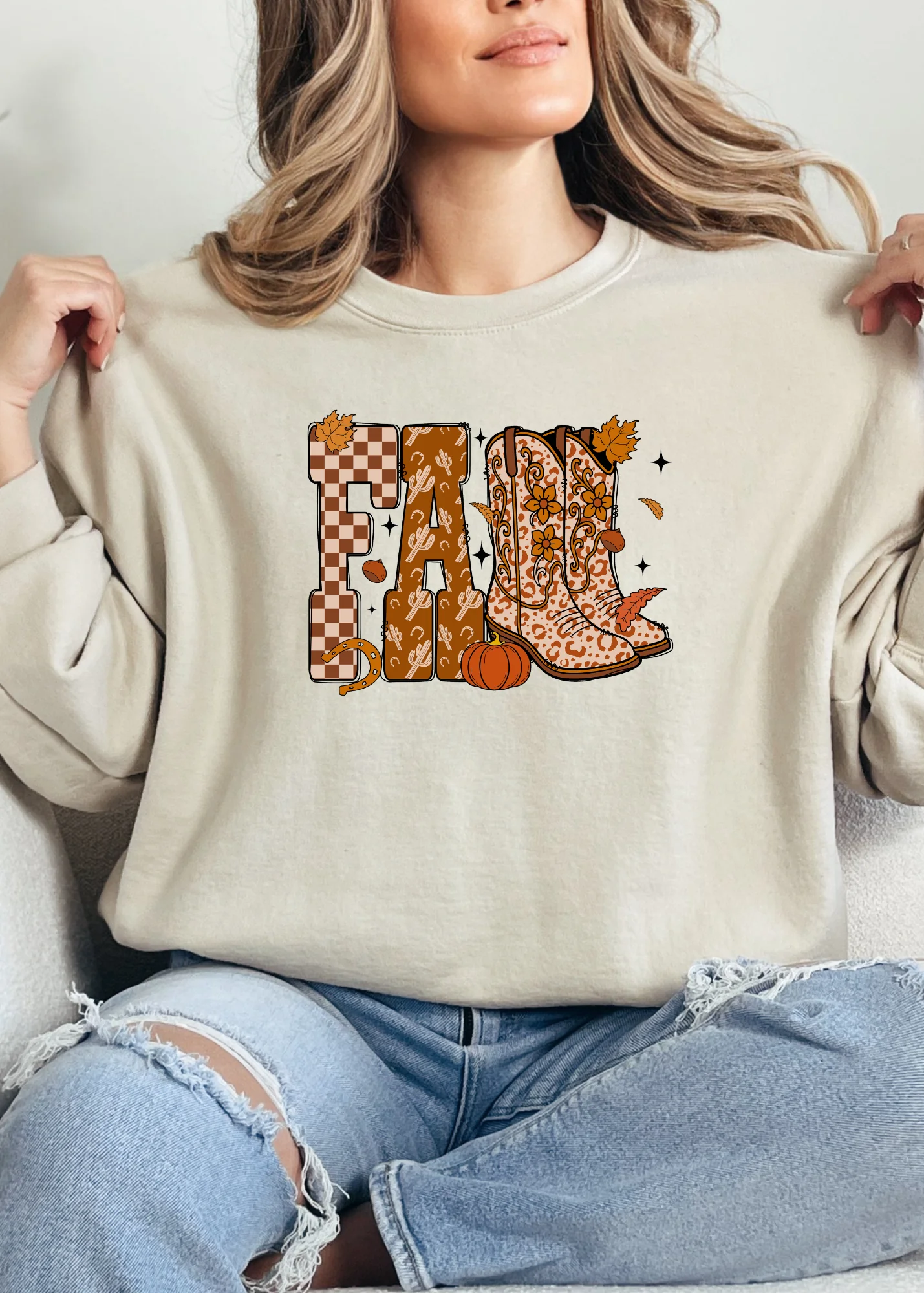 Fall Cowboy Graphic - Image 11