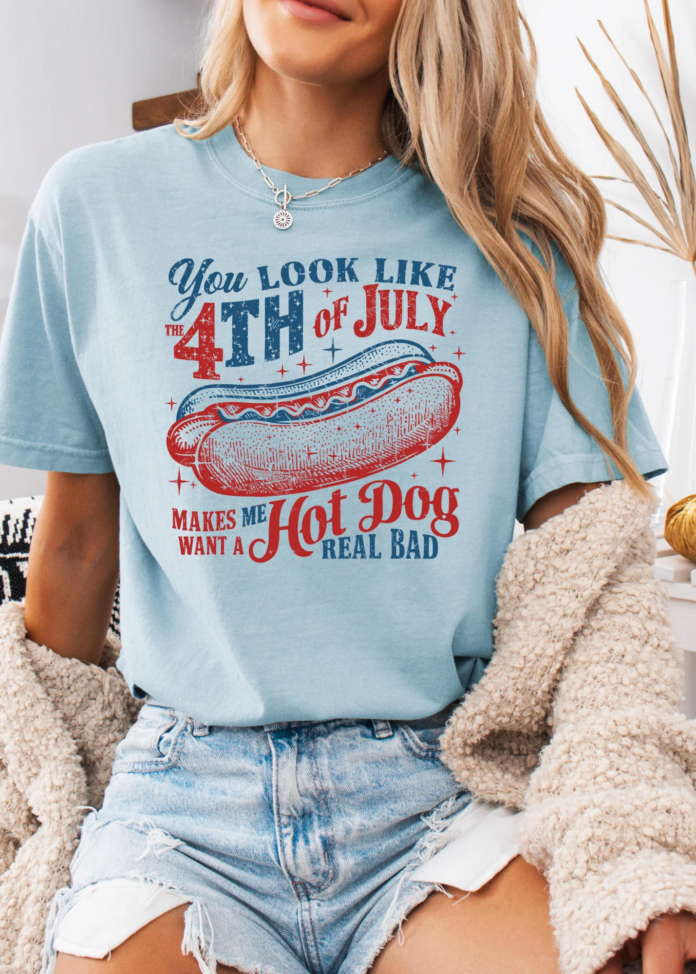 You Look Like The 4th Of July Graphic Tee - Image 5