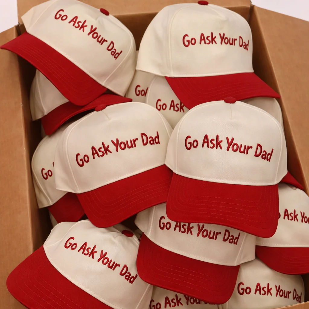Go Ask Your Dad Trucker Hat - Image 6