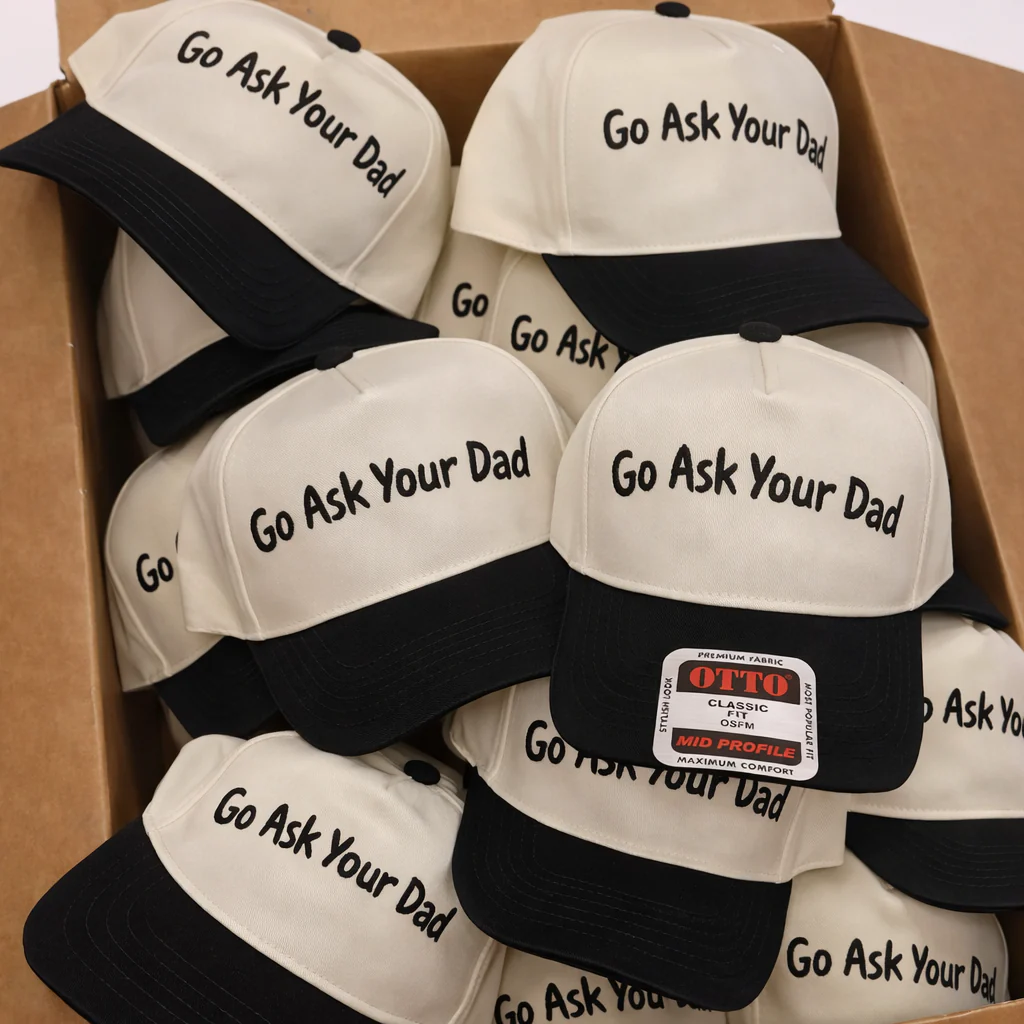 Go Ask Your Dad Trucker Hat - Image 8