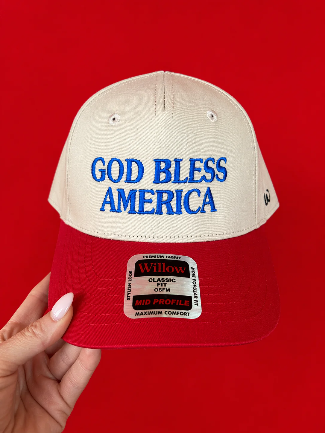 God Bless America Trucker Hat - Image 3