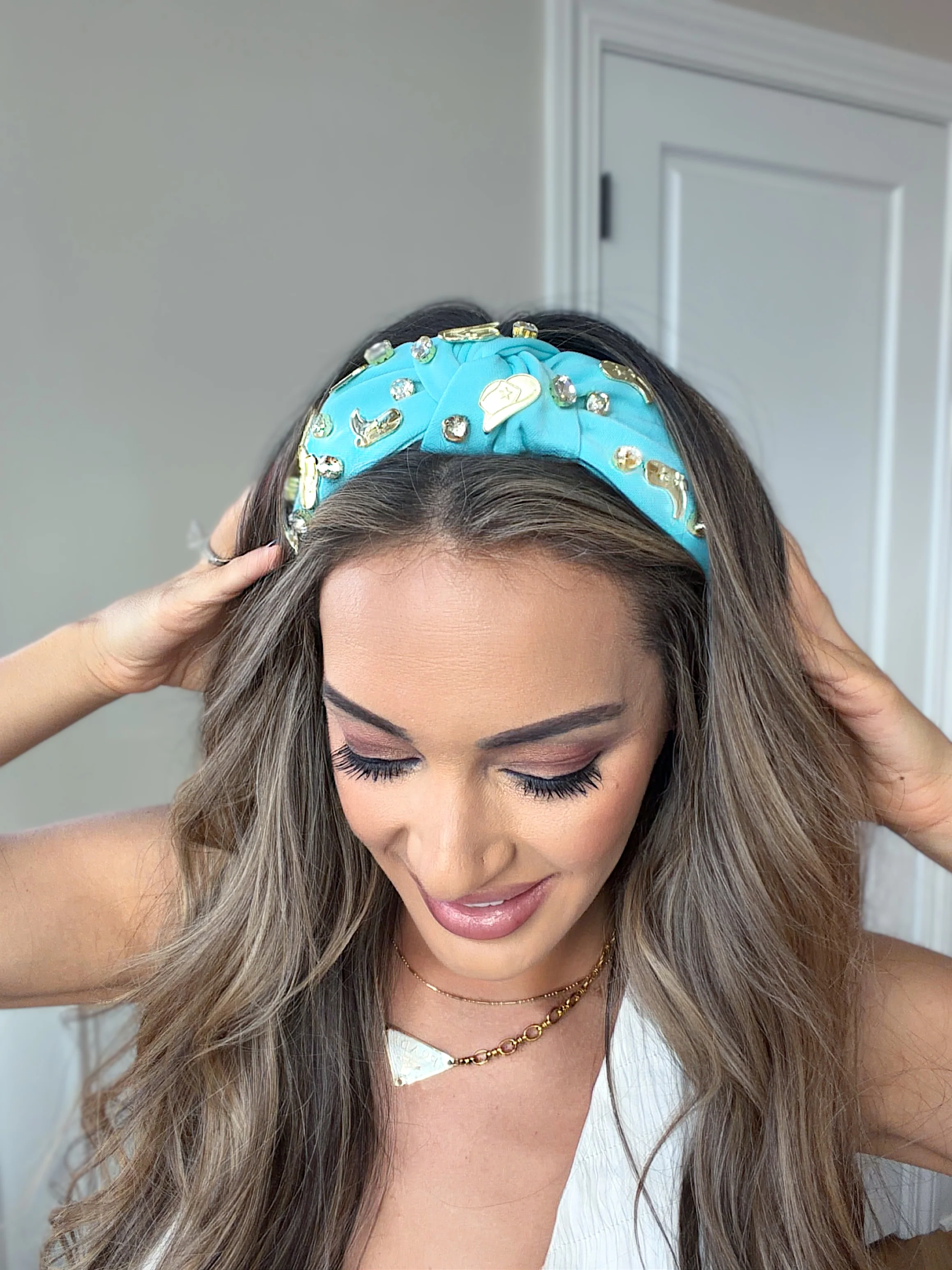 Golden Rodeo Knotted Headband - Image 2