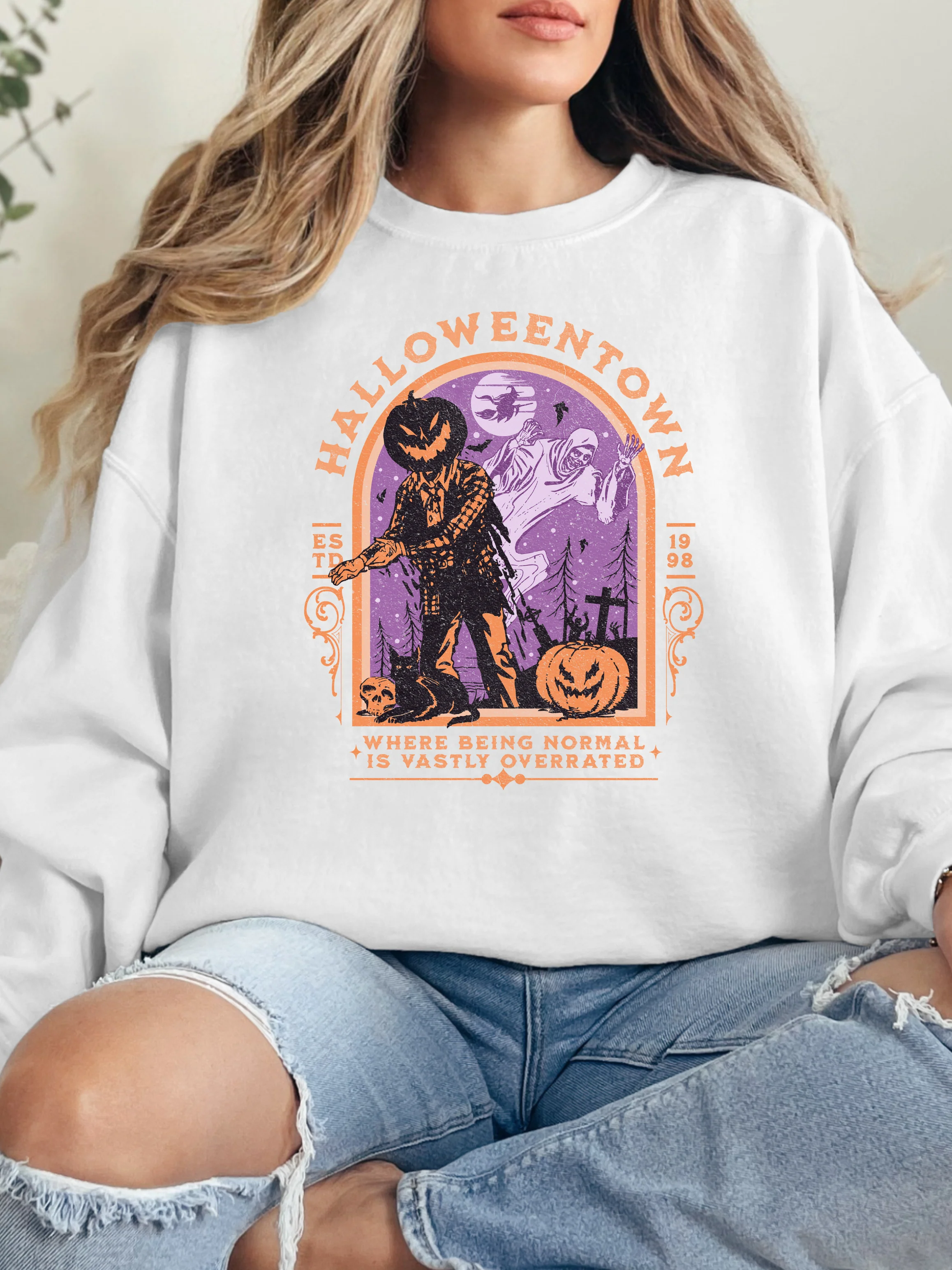 Halloween Town Vintage Graphic - Image 11