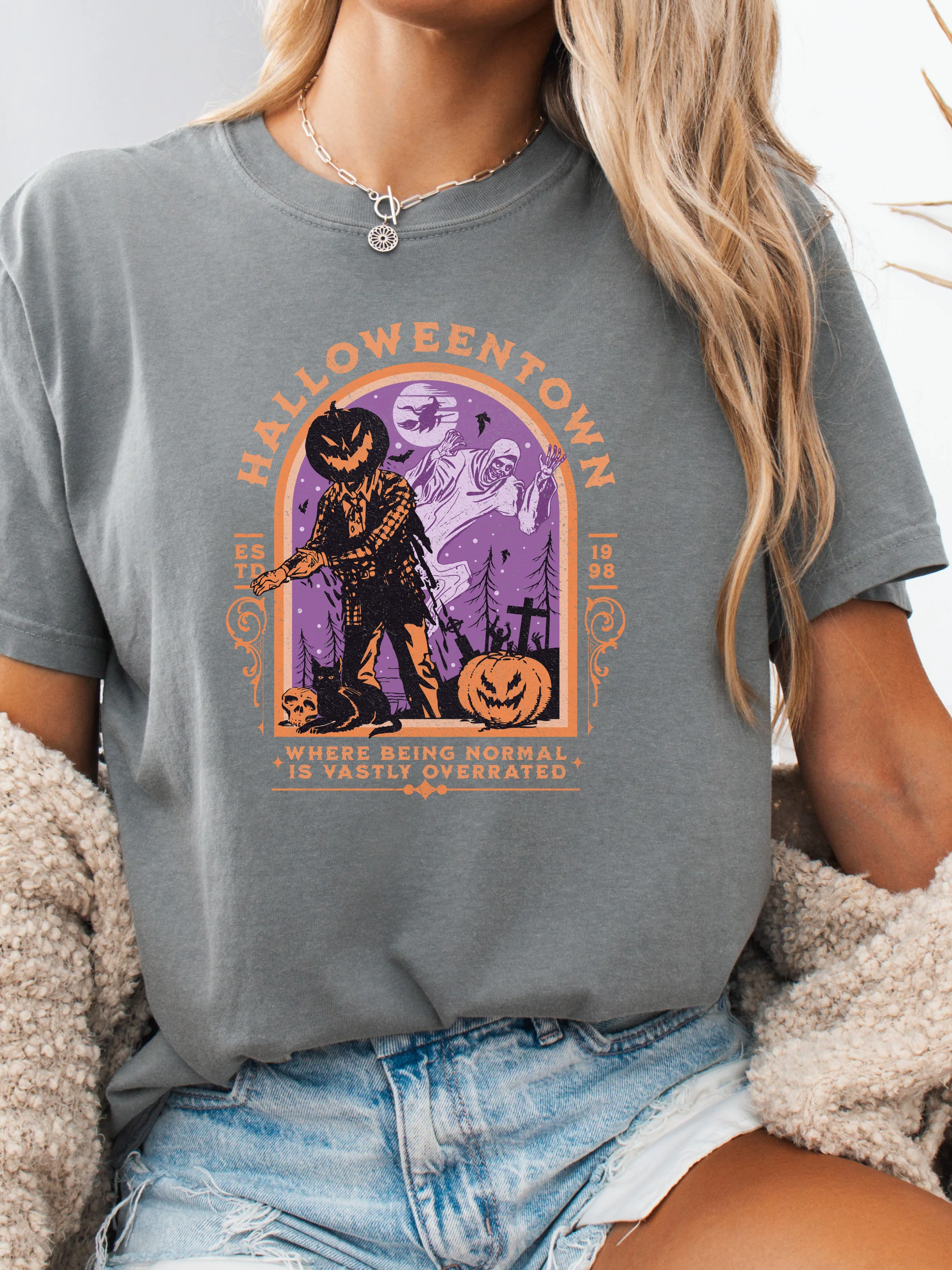 Halloween Town Vintage Graphic - Image 12