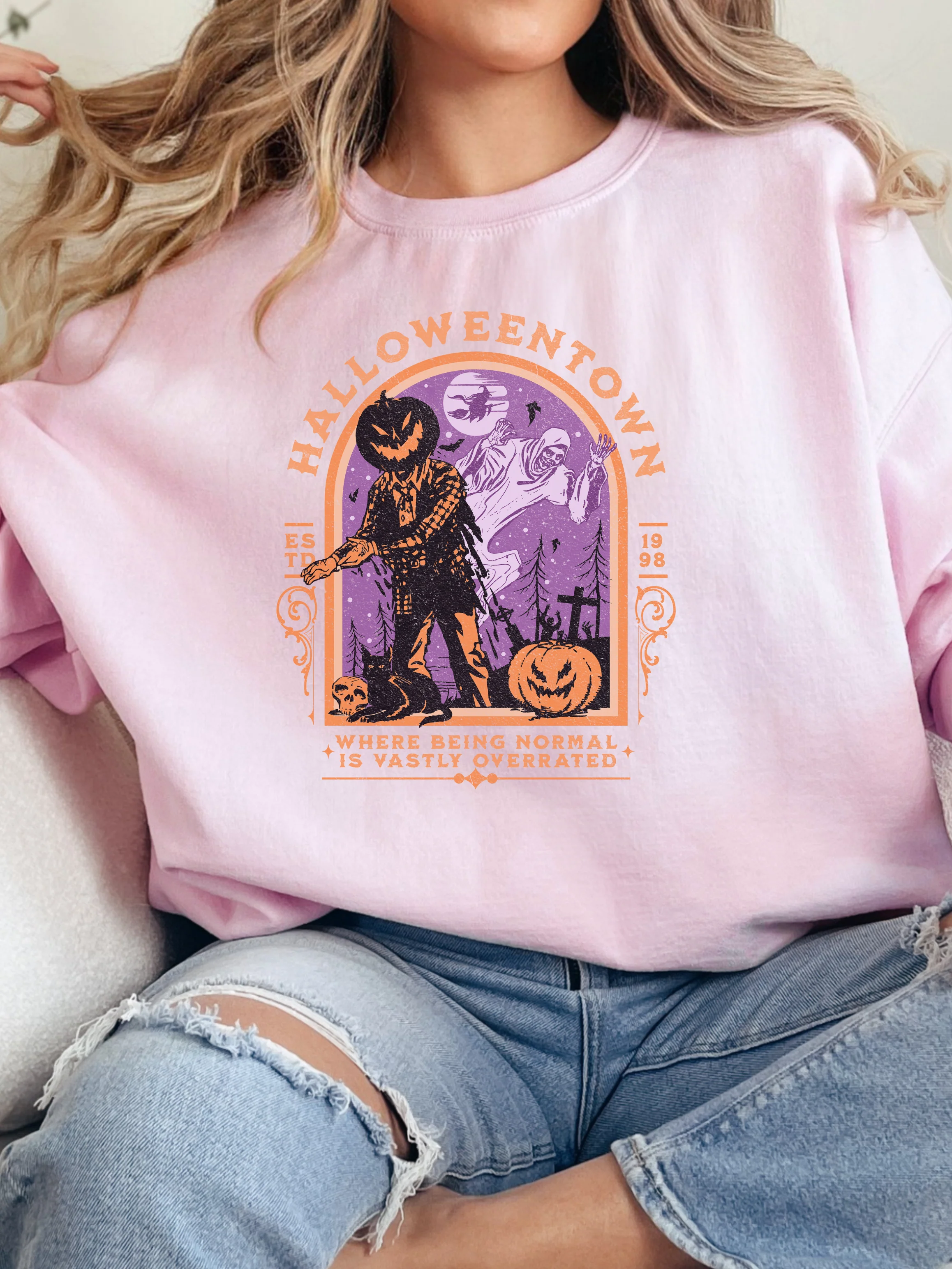 Halloween Town Vintage Graphic - Image 7