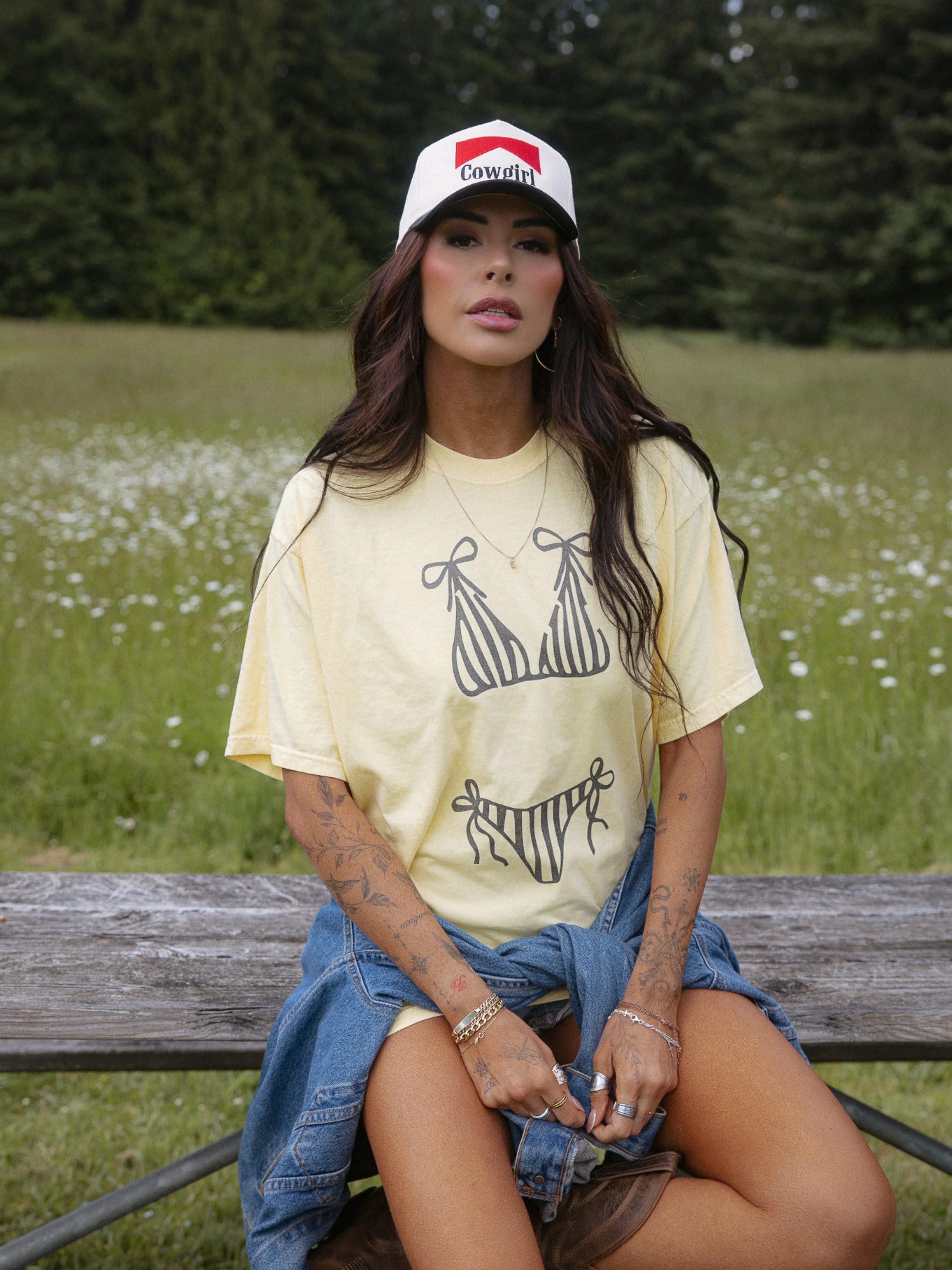 Hot Girl Bikini Graphic T-Shirt - Image 2