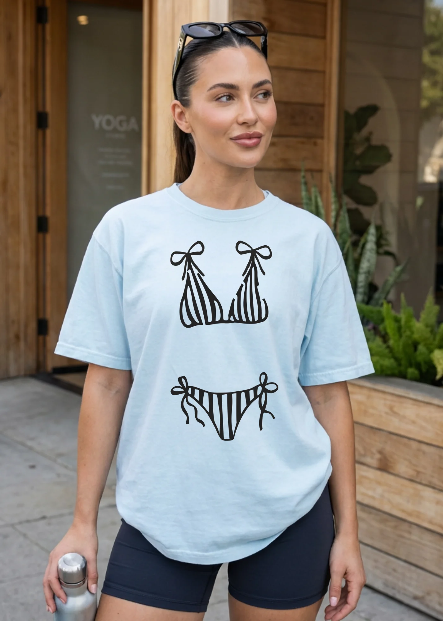 Hot Girl Bikini Graphic T-Shirt - Image 7