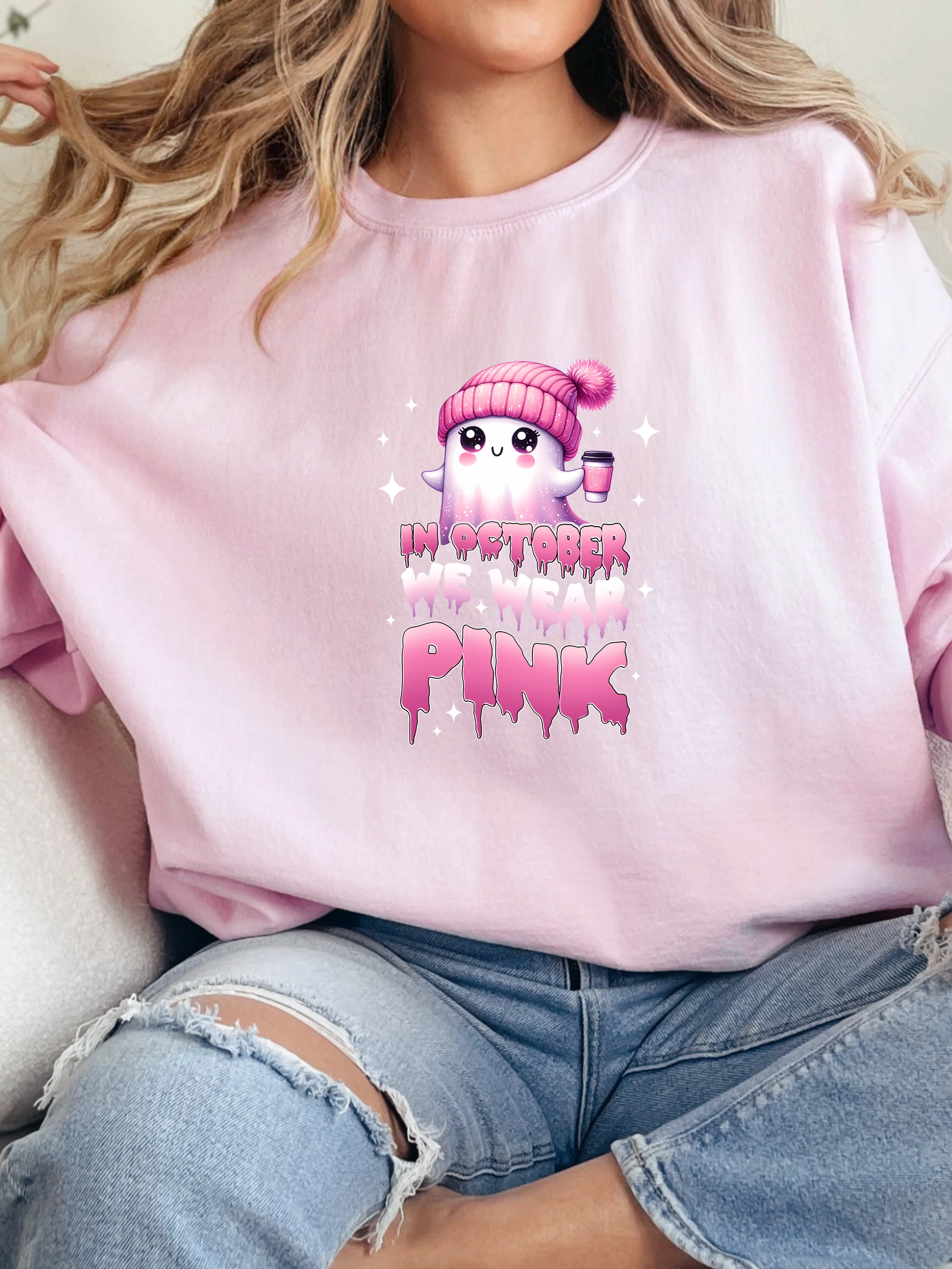 In October we Wear Pink Graphic - Image 4