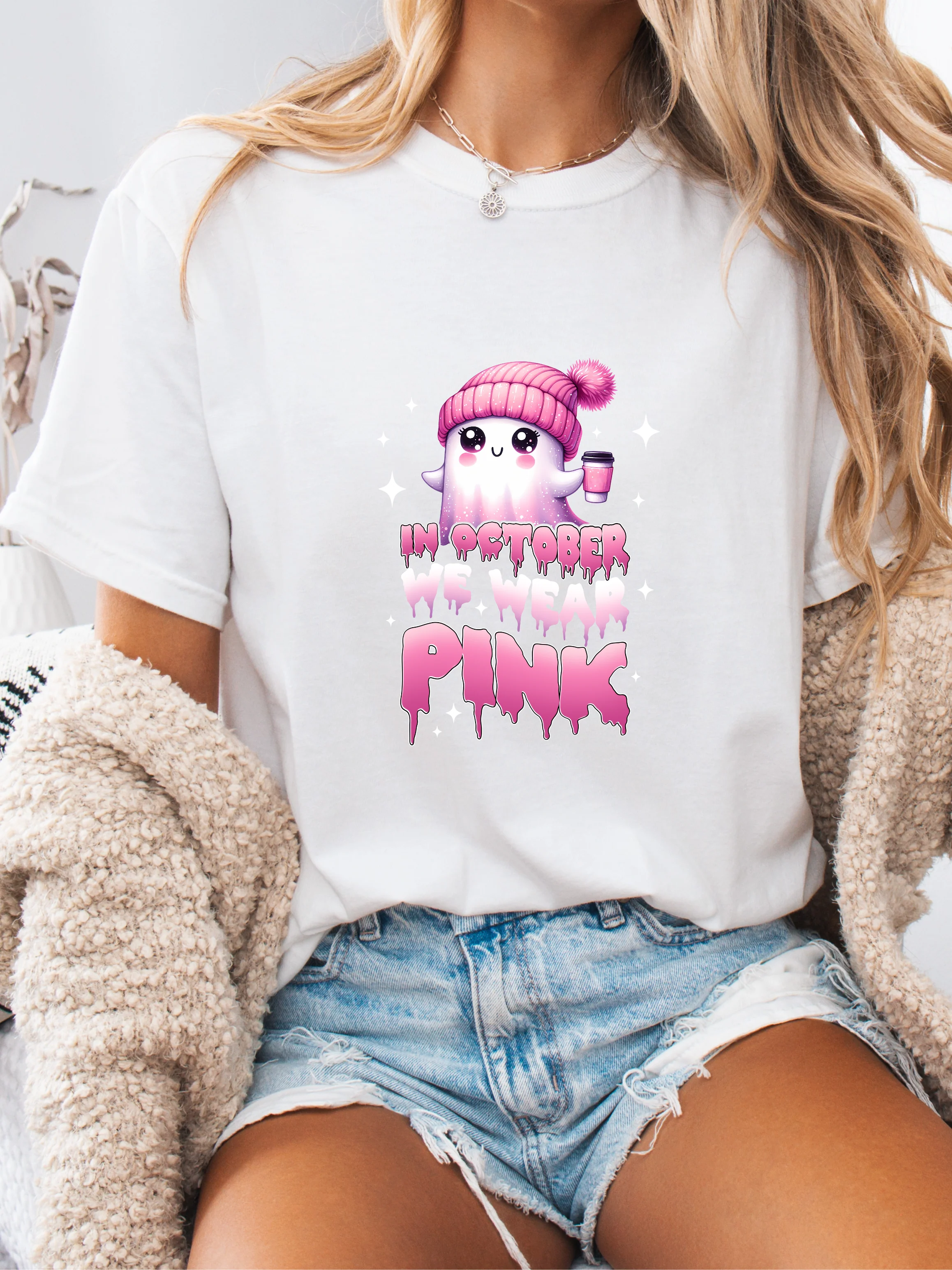 In October we Wear Pink Graphic - Image 6
