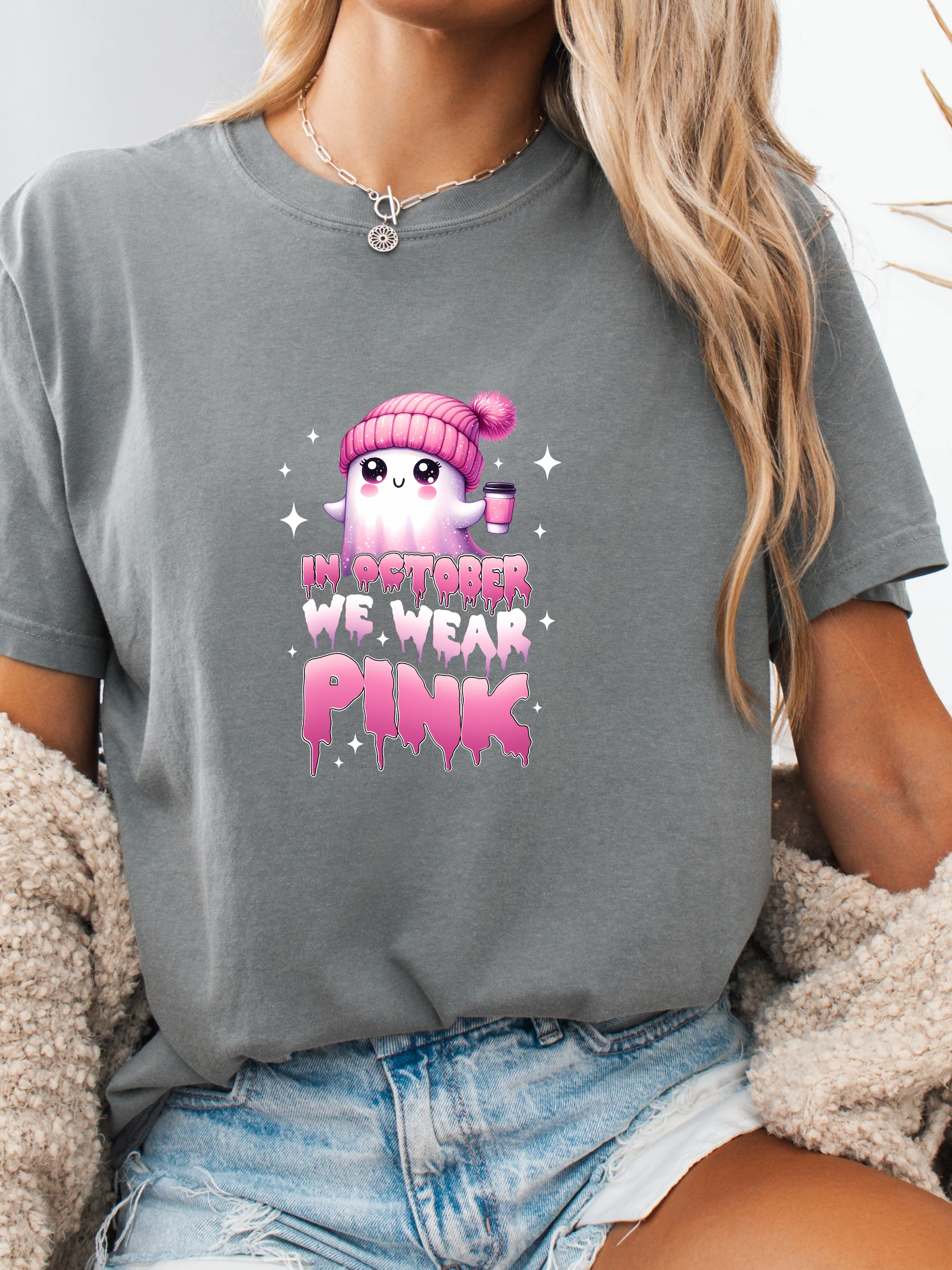 In October we Wear Pink Graphic - Image 9