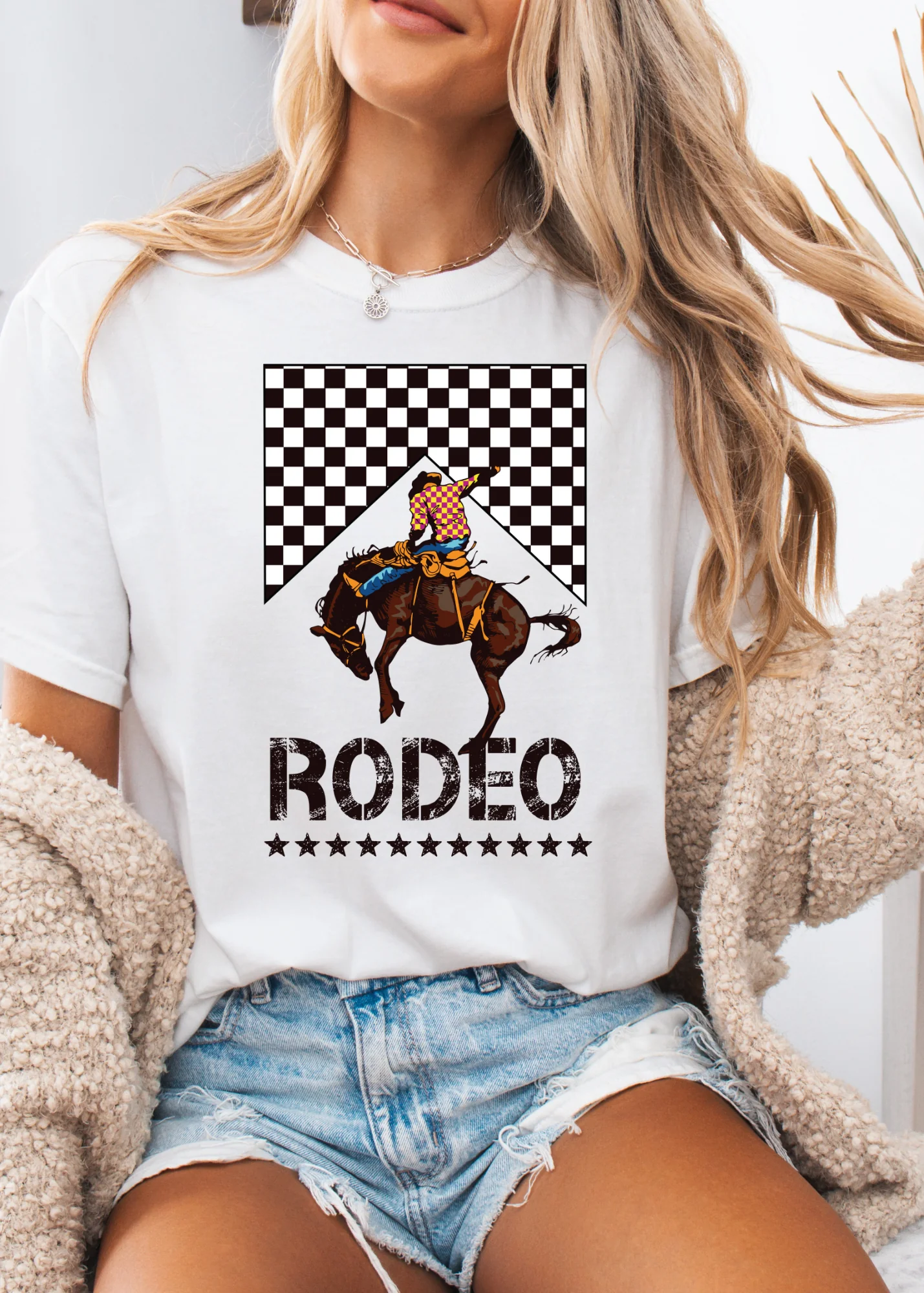 Let's Go To The Rodeo Graphic Tee - Image 2