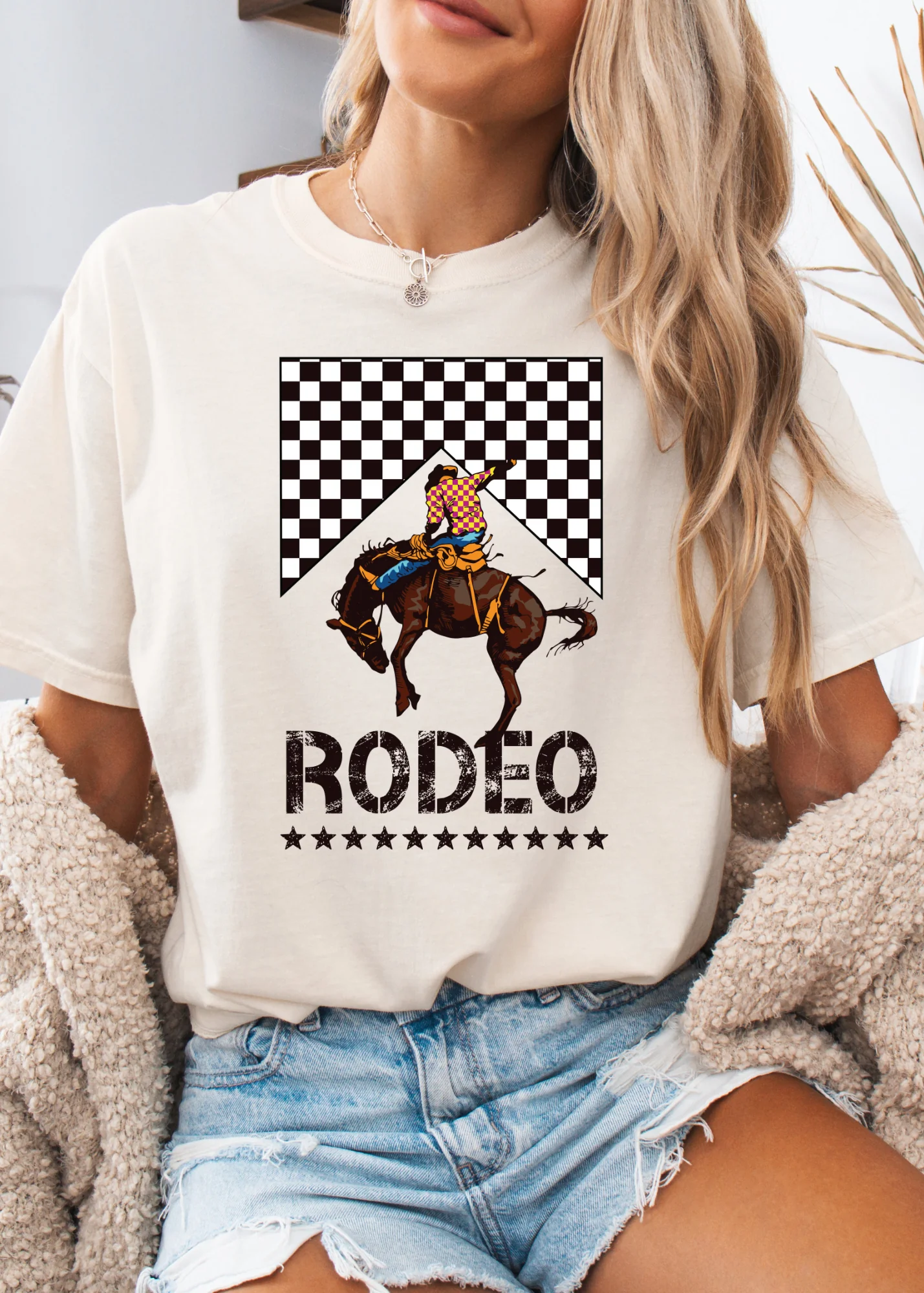 Let's Go To The Rodeo Graphic Tee - Image 3