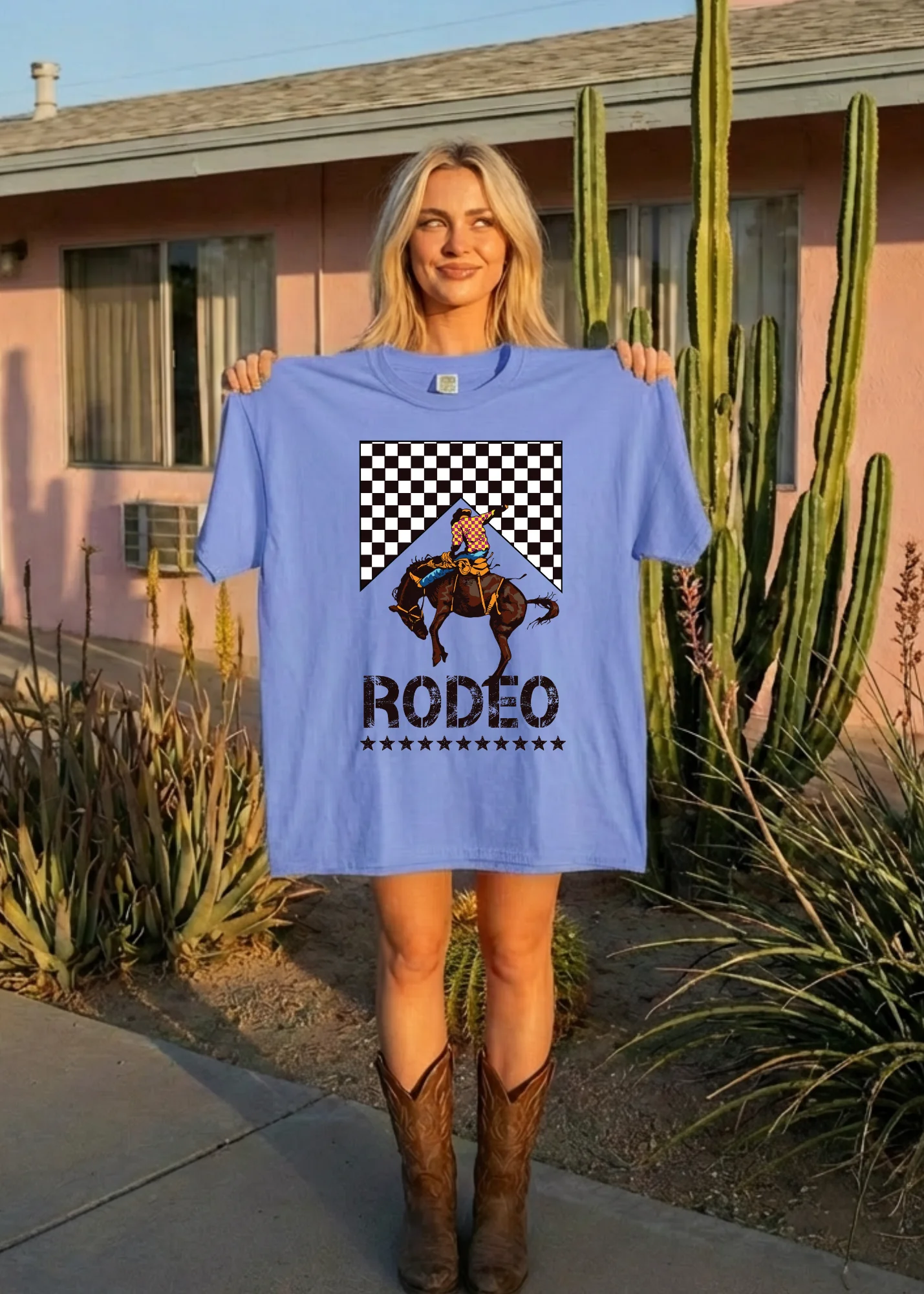 Let's Go To The Rodeo Graphic Tee - Image 8