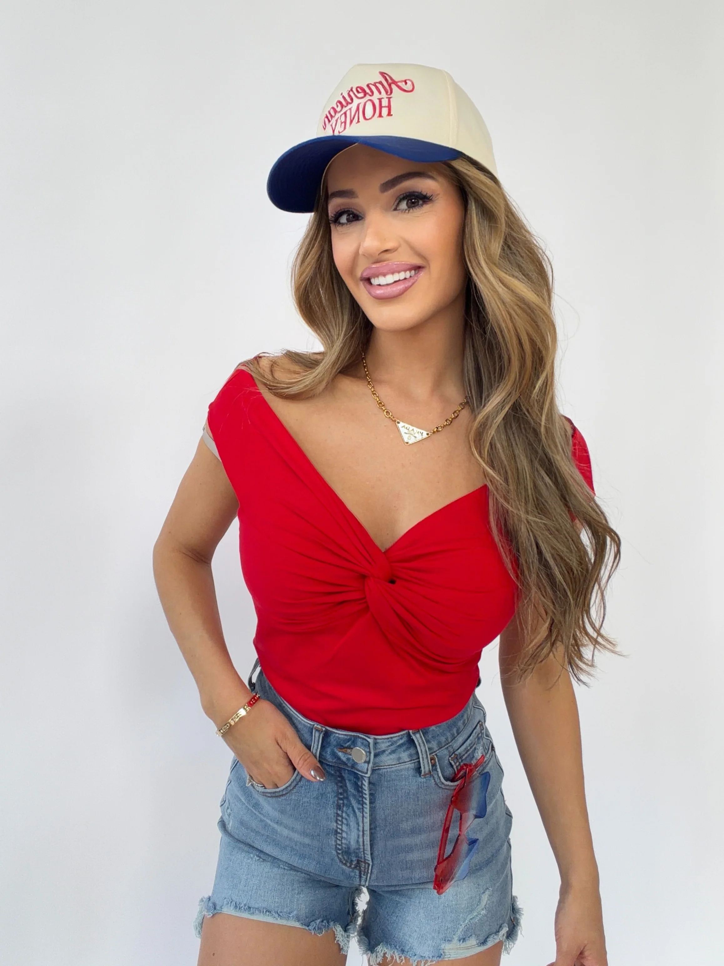 Jenna Twisted Off The Shoulder Top - Image 3
