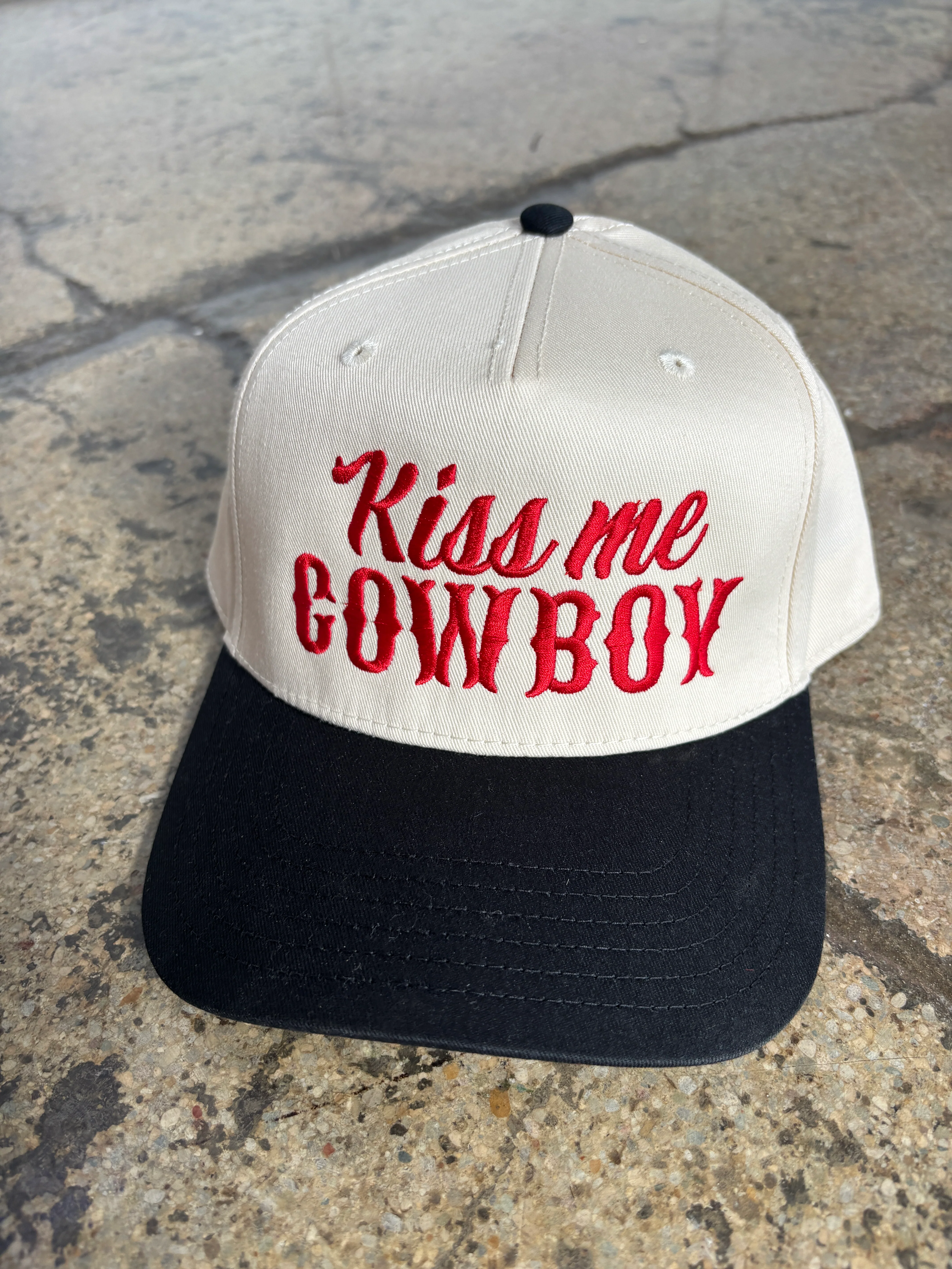 Kiss Me Cowboy Western Trucker Hat - Image 9