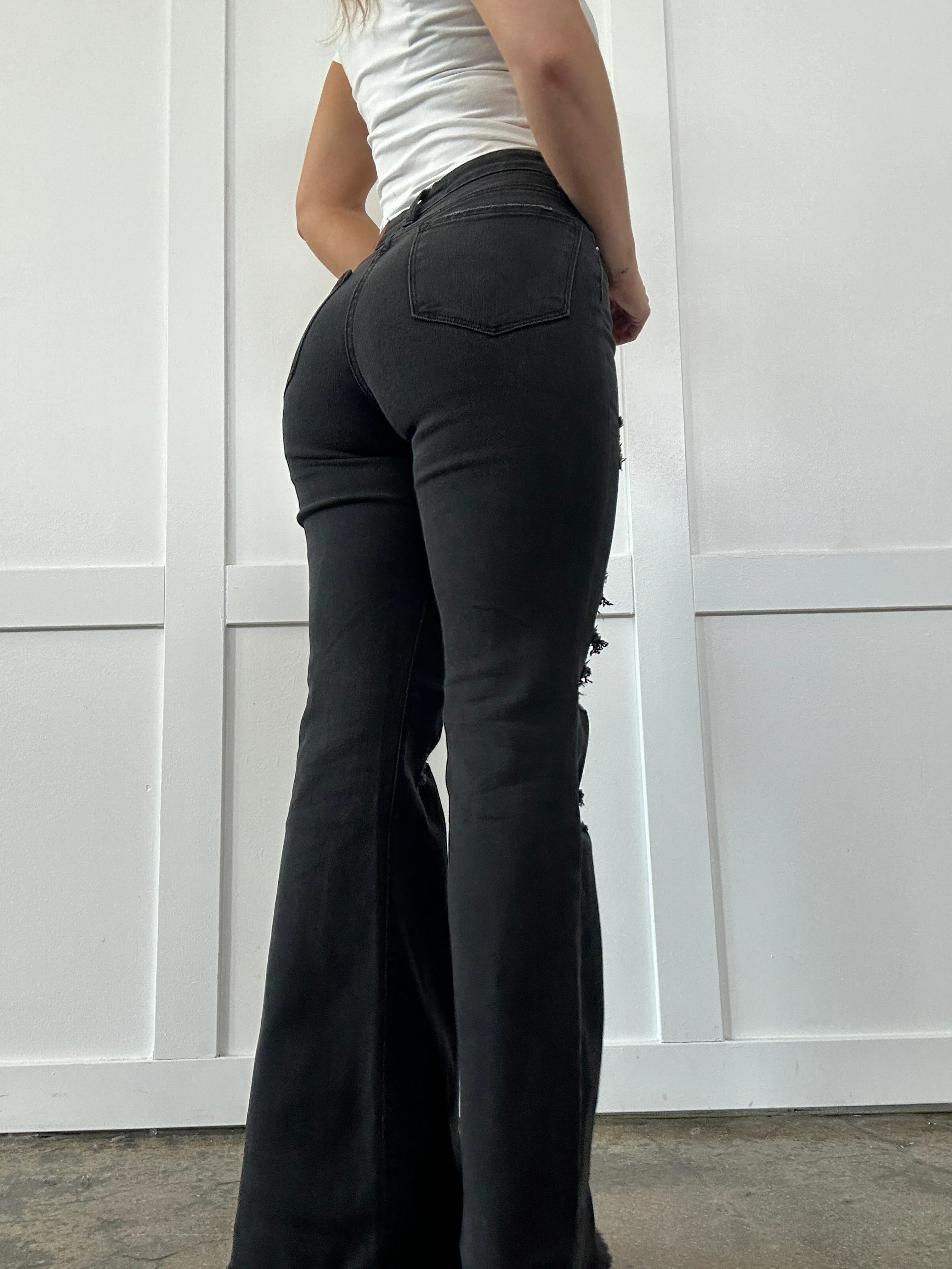 Viral Lainey Tummy Control Flare Jeans - Image 43