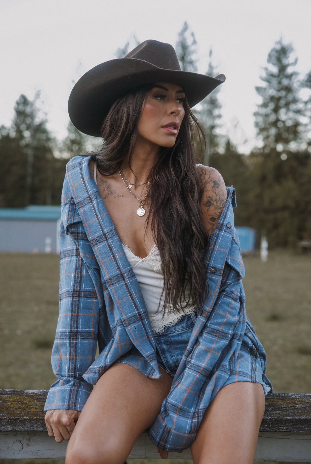 Laylie Plaid Flannel – Oversized Long Sleeve - Image 13