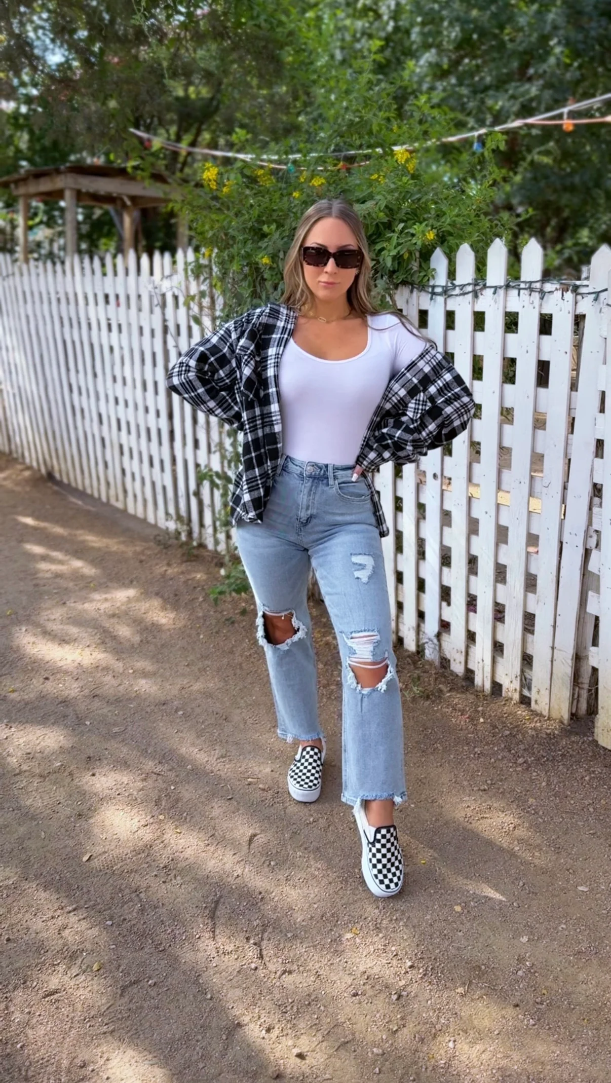 Laylie Plaid Flannel – Oversized Long Sleeve - Image 15