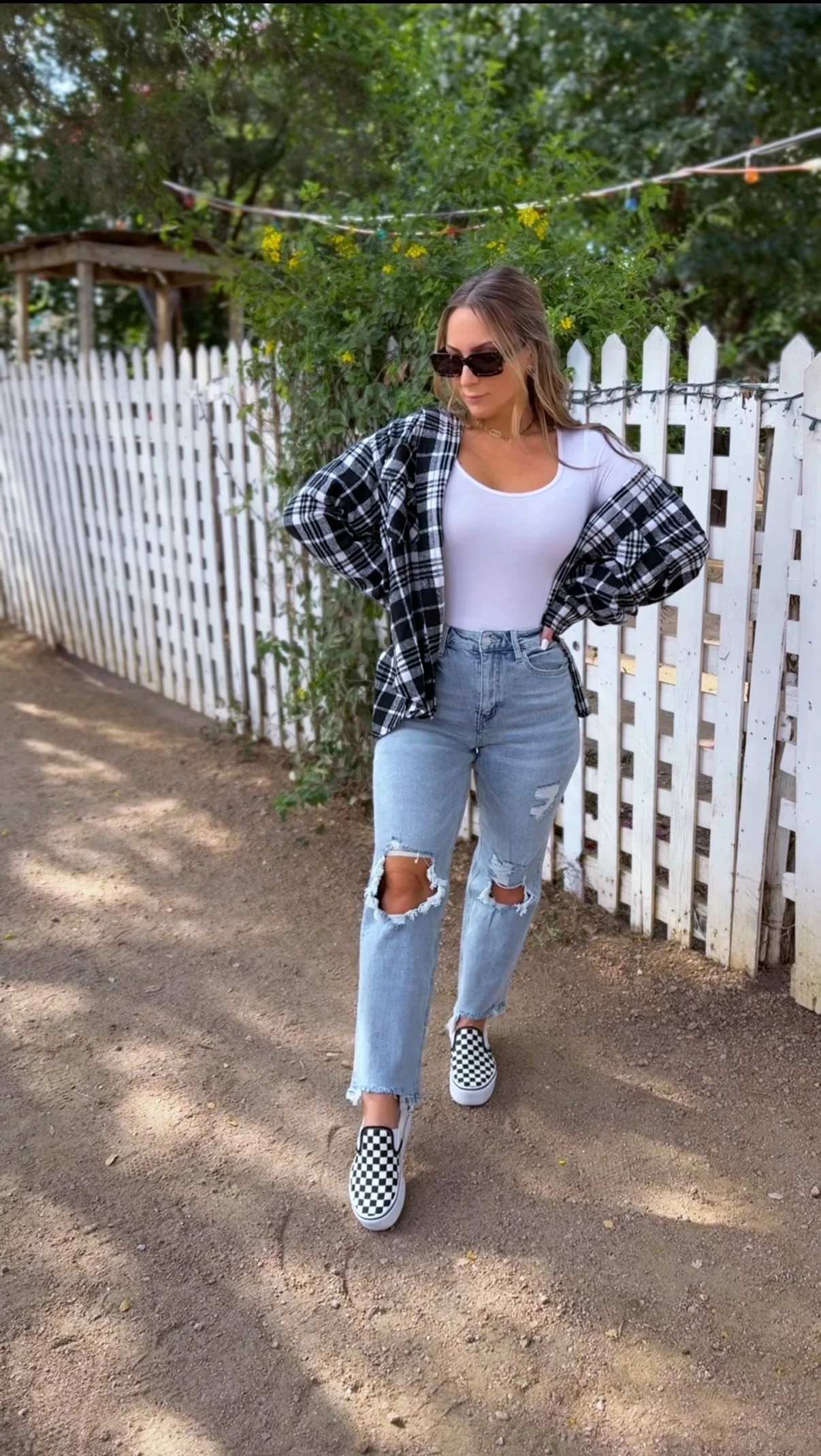 Laylie Plaid Flannel – Oversized Long Sleeve - Image 16