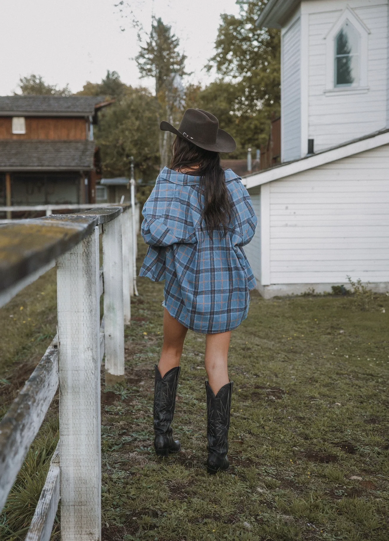 Laylie Plaid Flannel – Oversized Long Sleeve - Image 7