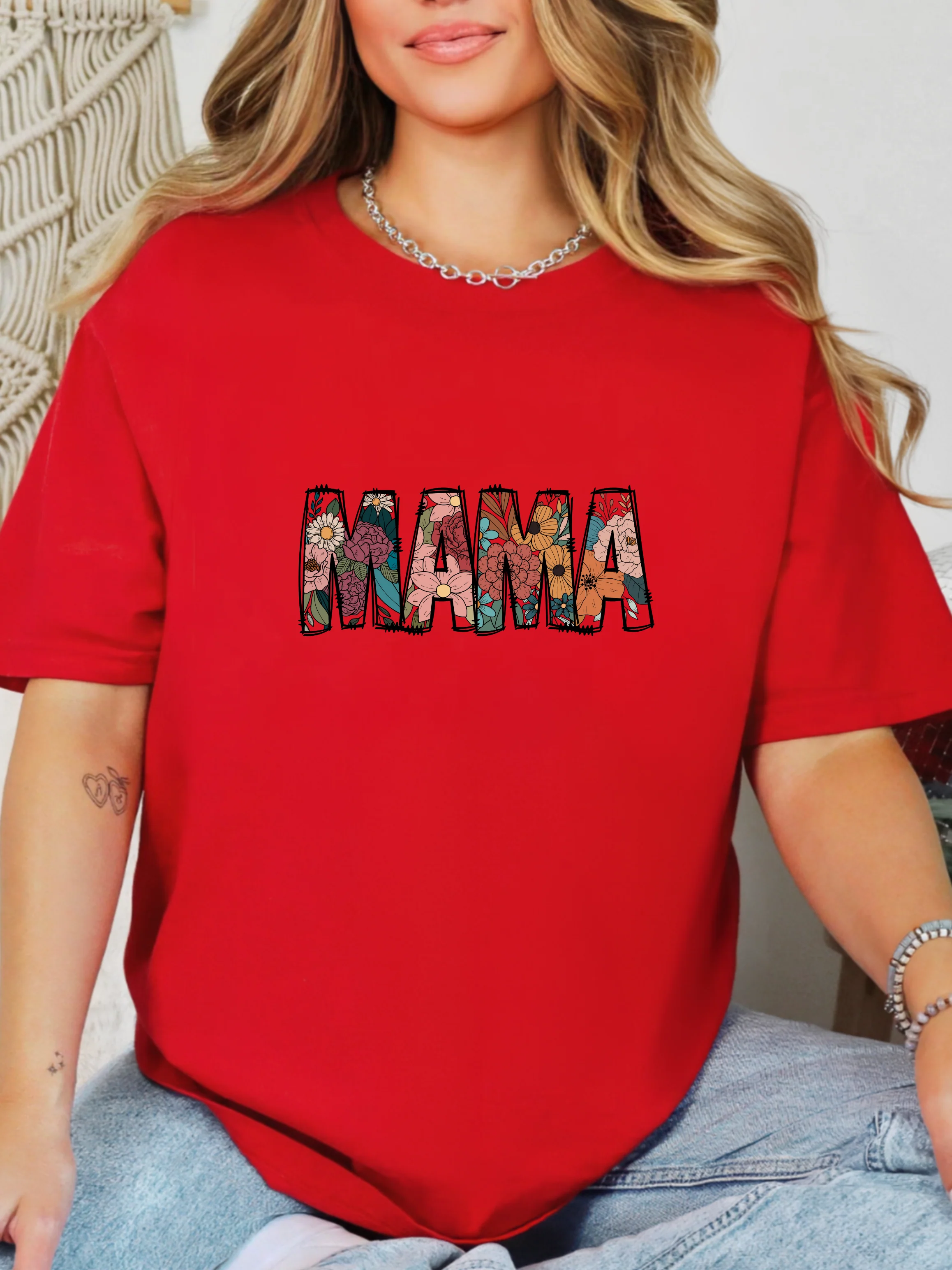 Mama Floral Graphic - Image 4