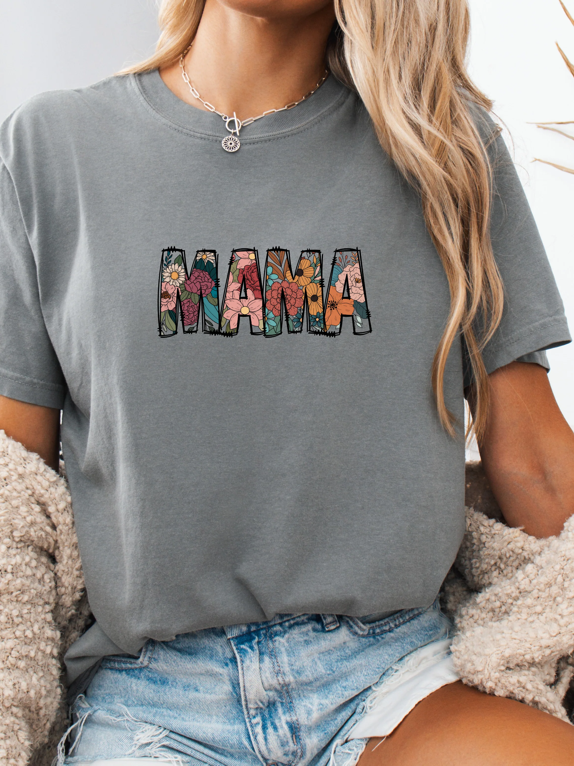 Mama Floral Graphic - Image 5