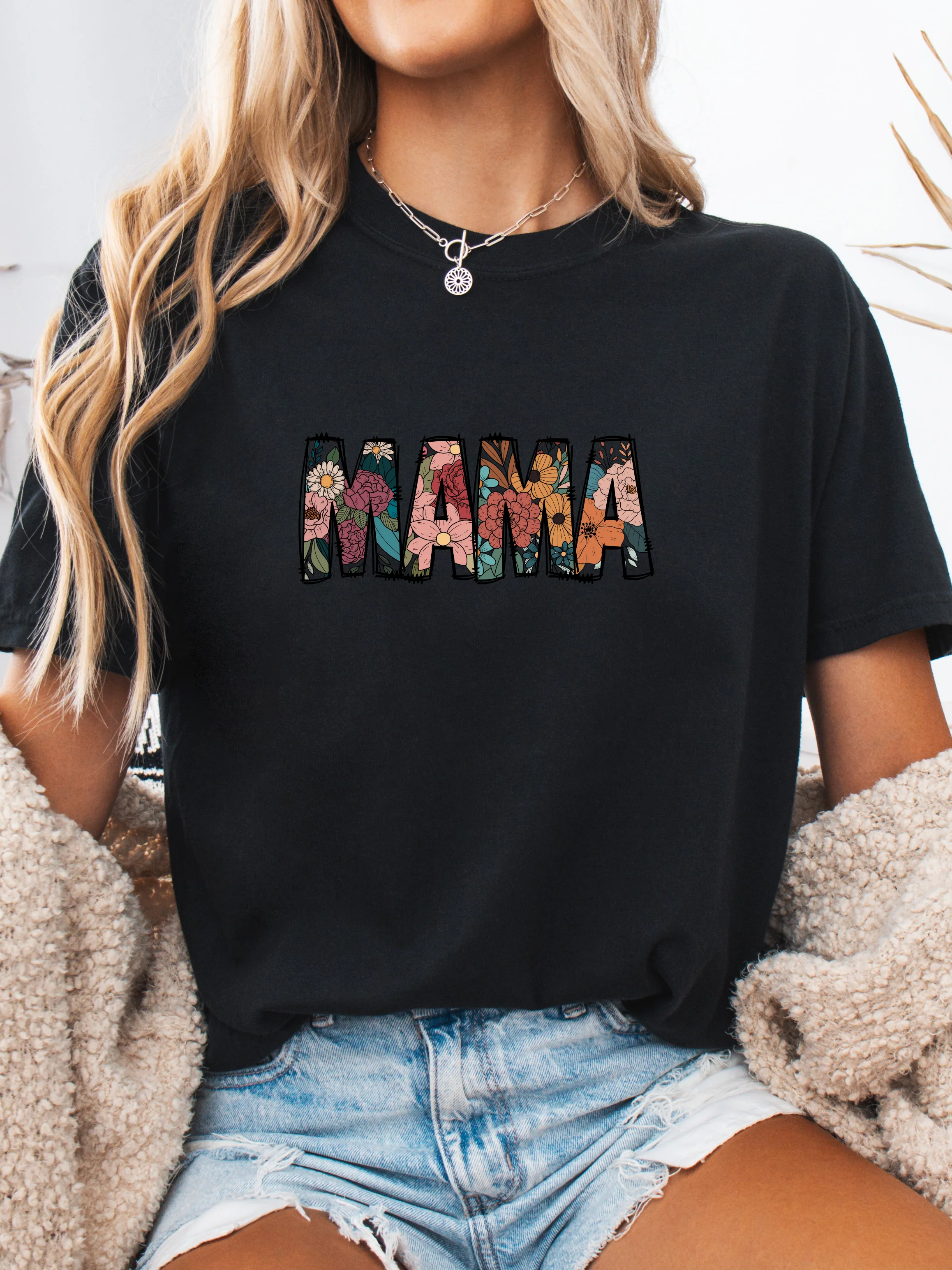 Mama Floral Graphic - Image 6