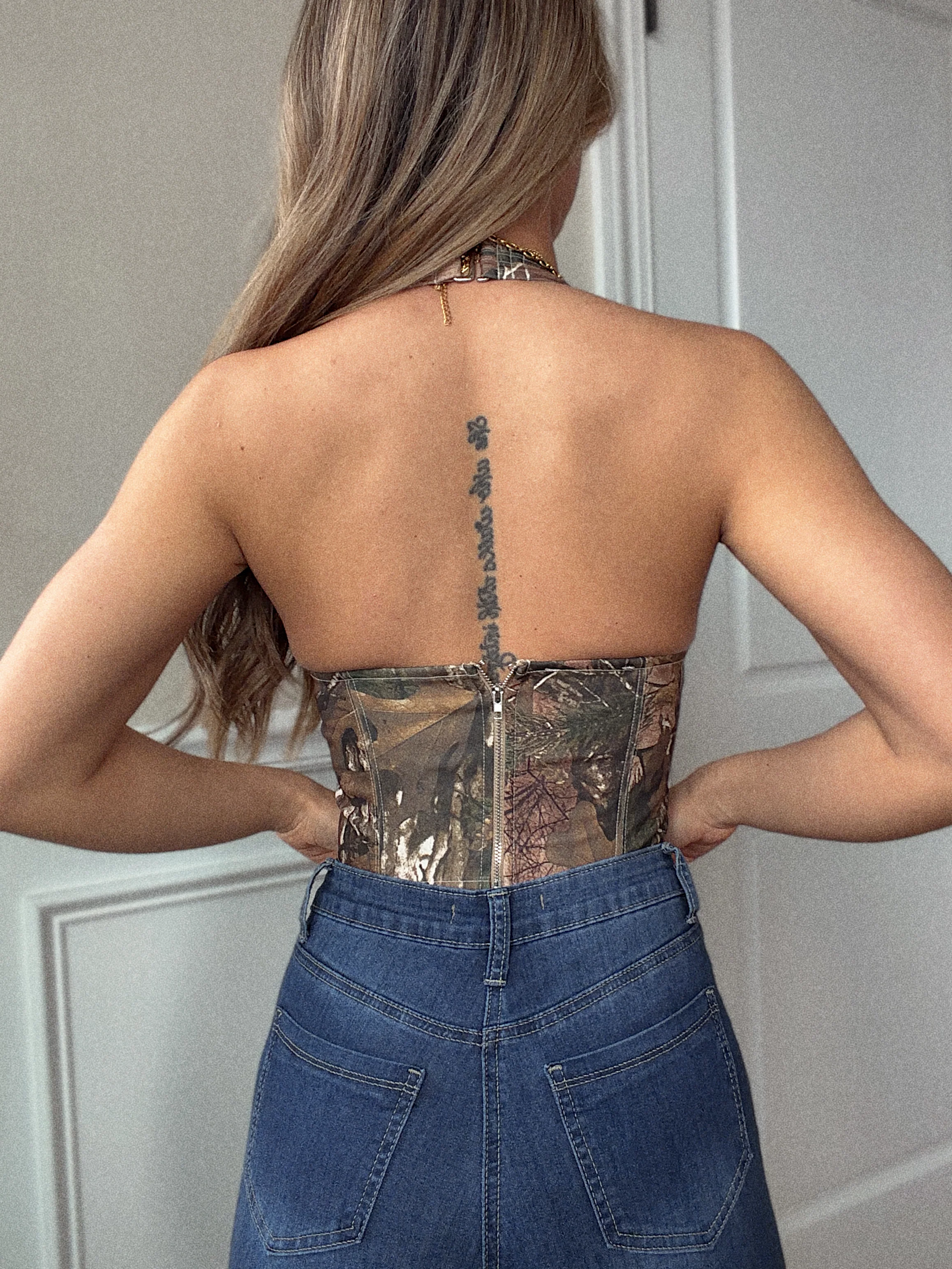 Mossy Sweetheart Halter Top - Image 4