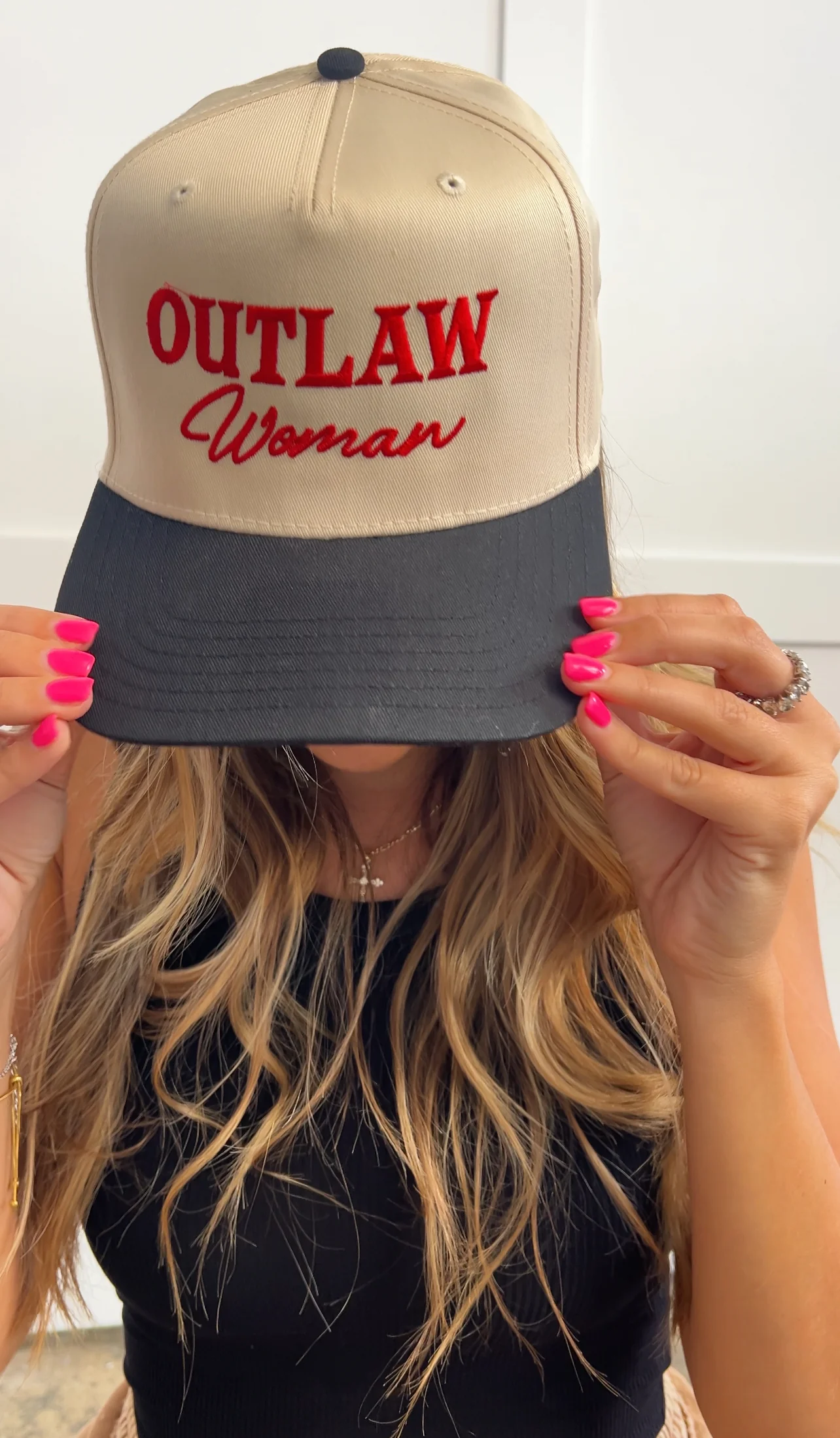 Outlaw Woman Trucker Hat - Image 6
